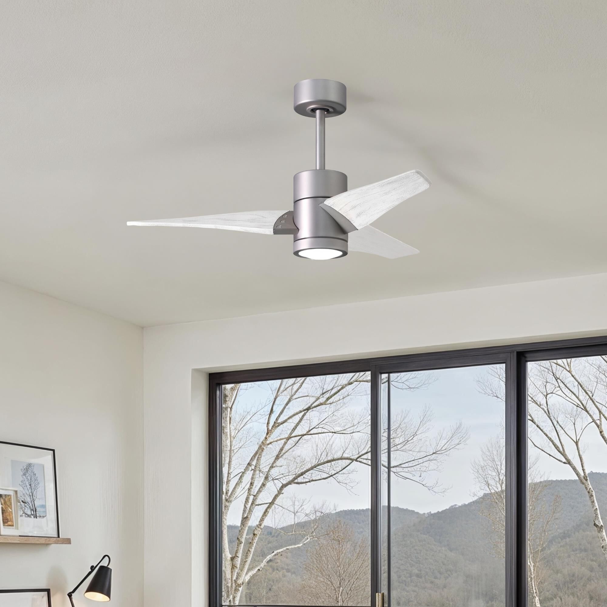 Super Janet 42 Inch Ceiling Fan with Light Kit by Matthews Fan Company