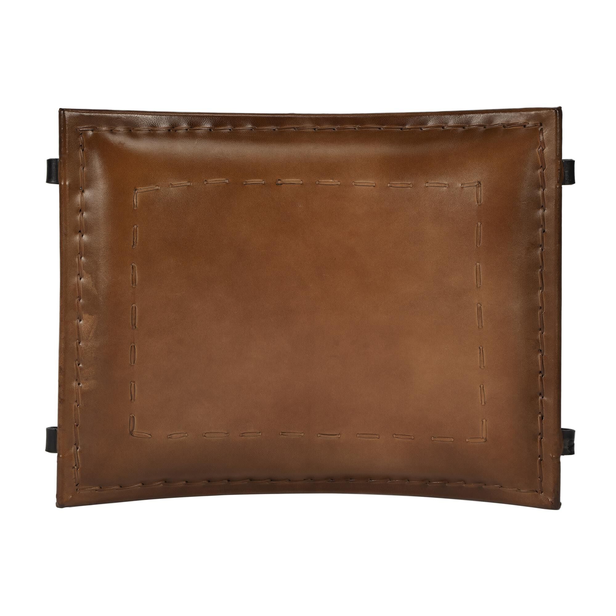 Shown in Brown Leather finish