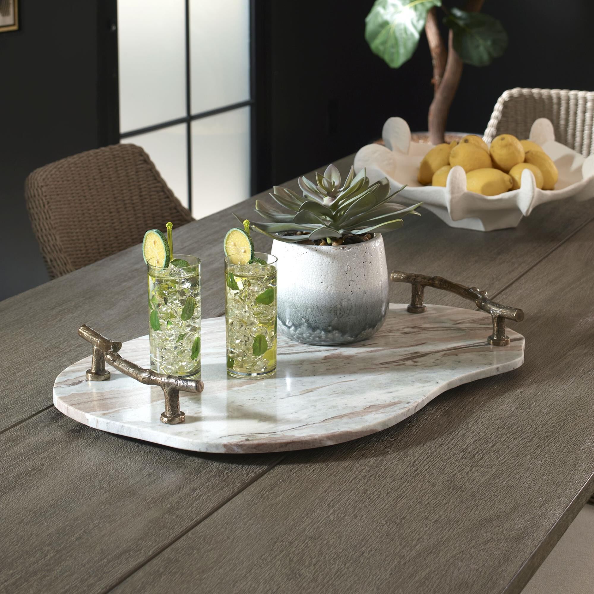 Stone And Twig Tray by Uttermost