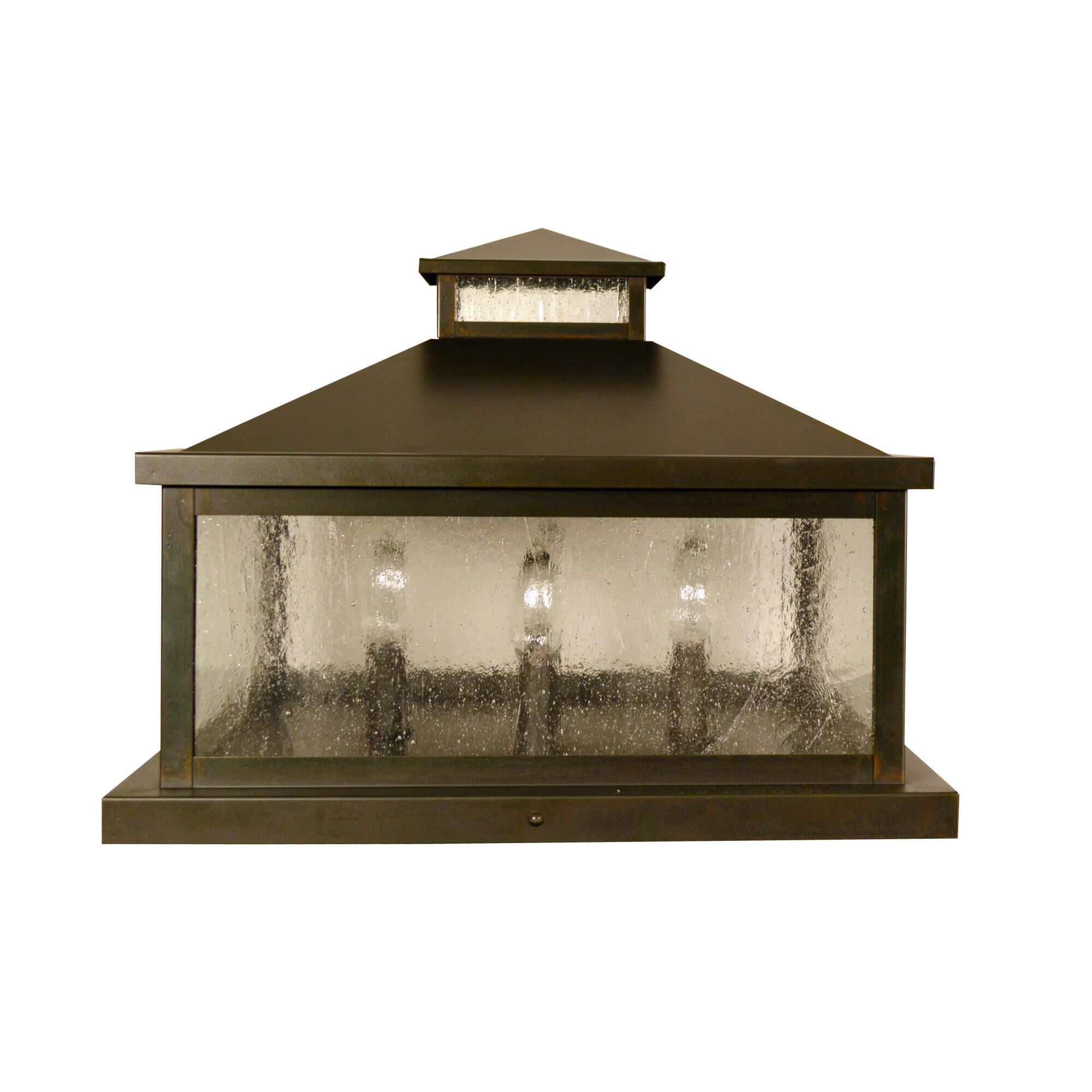 Canterbury 12 Inch Tall 4 Light Outdoor Pier Lamp by Arroyo Craftsman