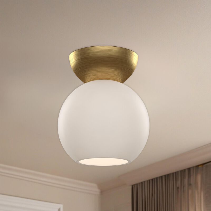Arcadia 1 Light Semi Flush Mount by Kuzco Lighting