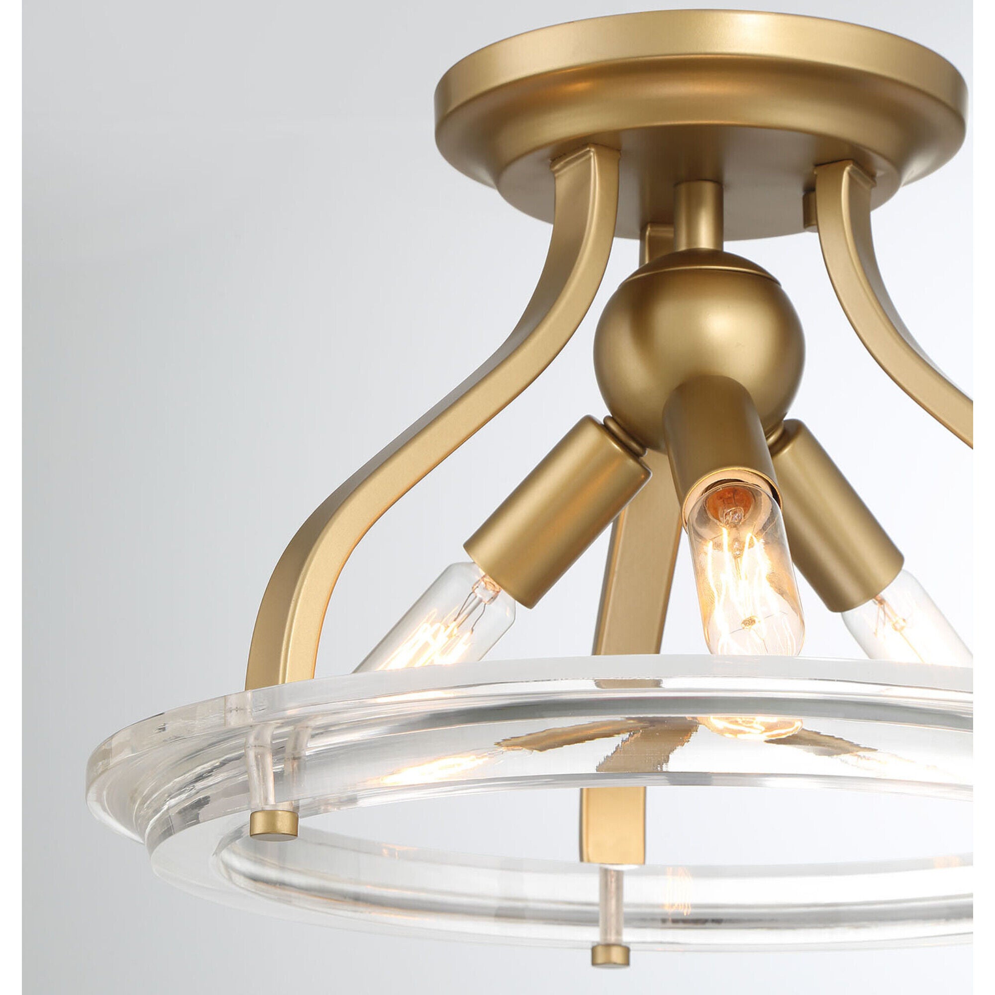 13 Inch Semi Flush Mount,