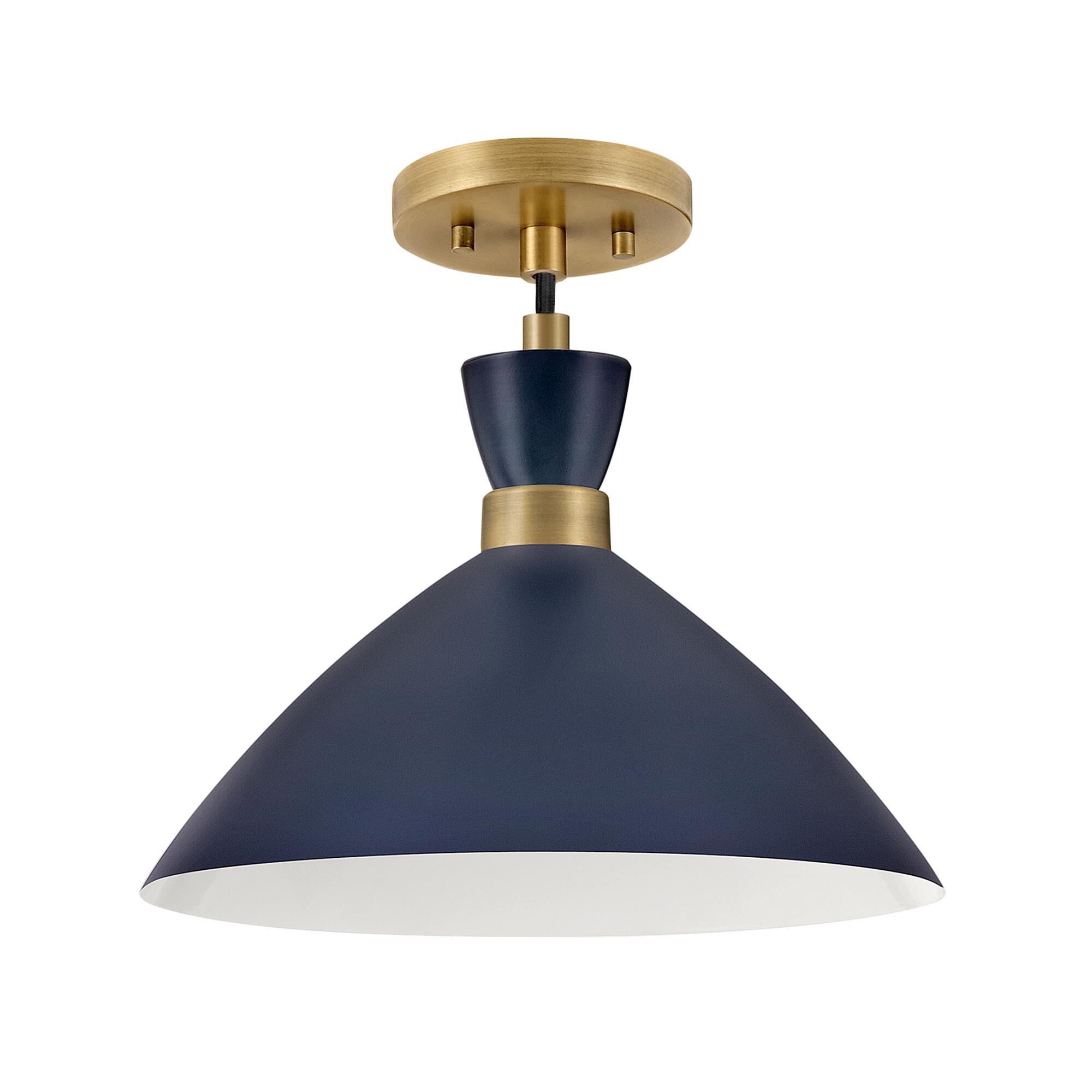 Shown in Matte Navy With Heritage Brass Accents finish
