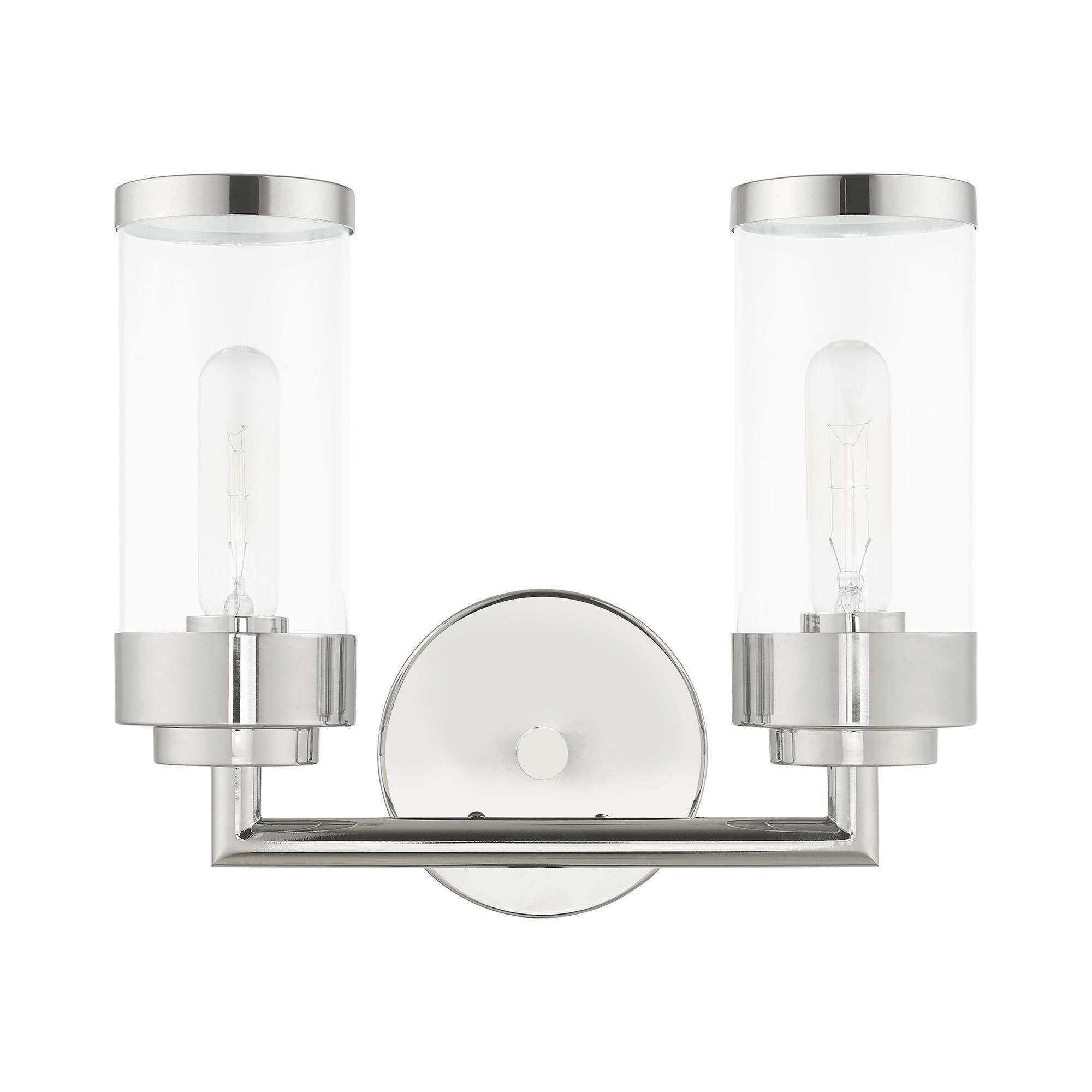 Hillcrest 12 Inch 2 Light Bath Vanity Light by Livex Lighting