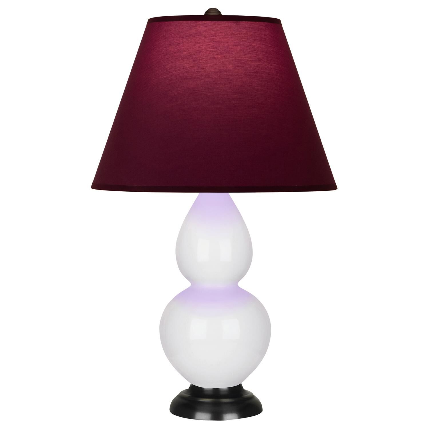 Shown in Daisy finish and Plum and Lavender shade and Deep Patina Bronze accent