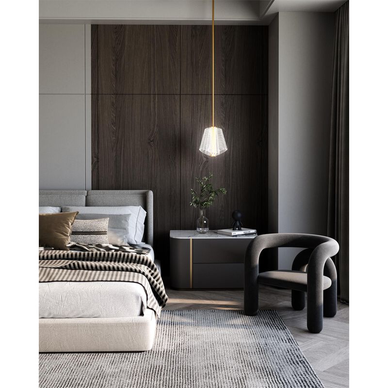 Ryan Pauly Mulberry 11 Inch Mini Pendant by Kuzco Lighting
