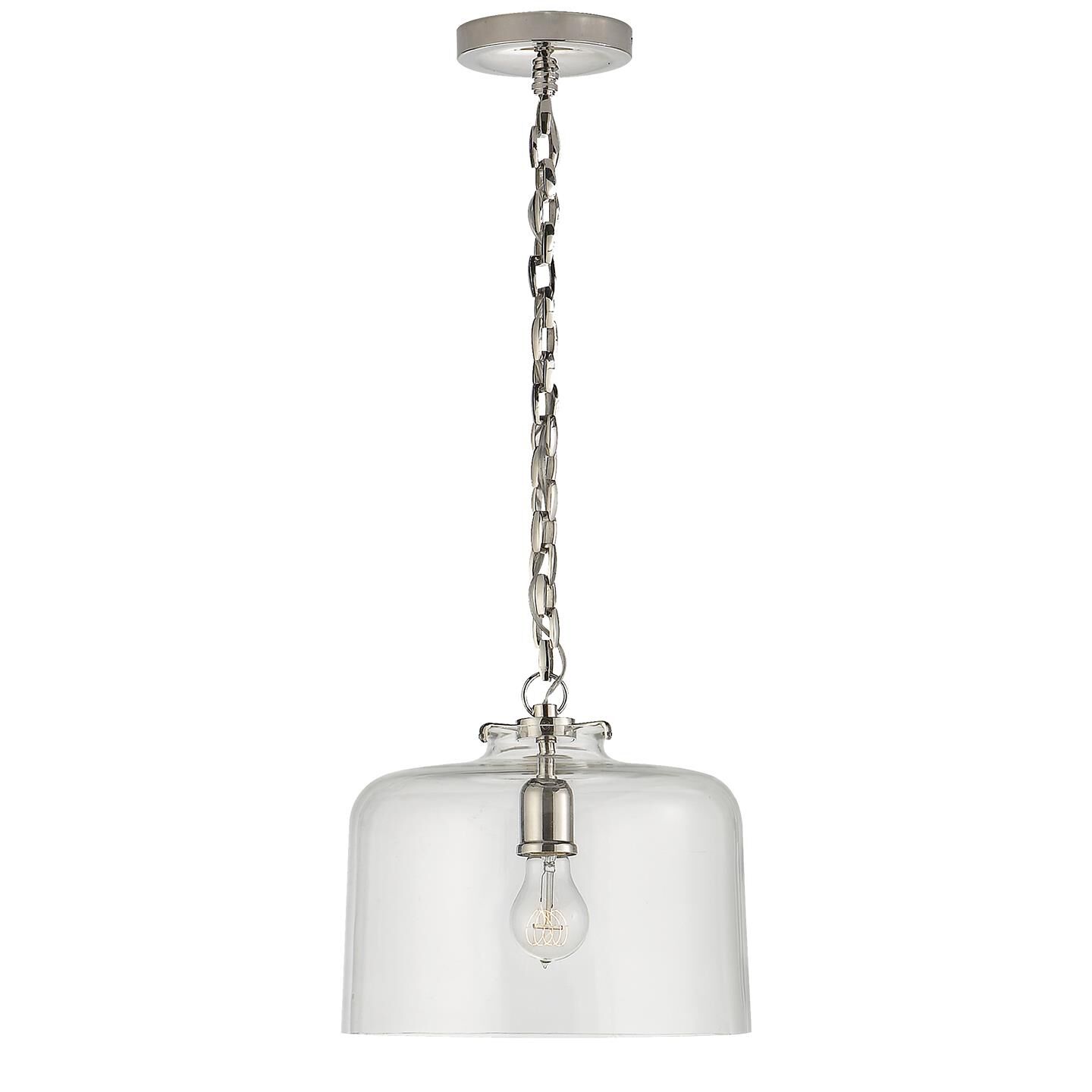 Visual Comfort Signature Collection Thomas O'Brien Katie 12 Inch Mini Pendant