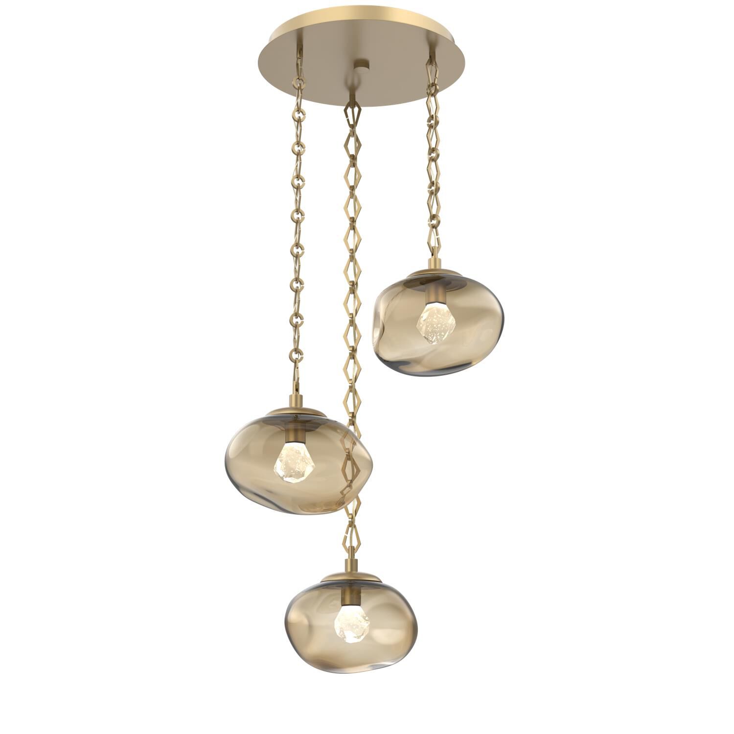 Levi Wilson Nova Led 22 Inch Multi Light Pendant by Hammerton Studio