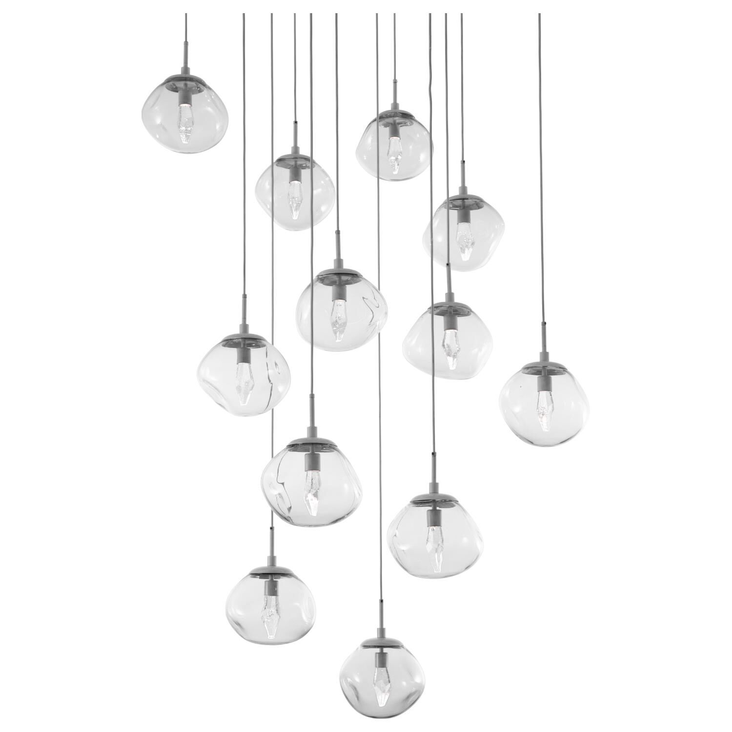 Shown in Metallic Beige Silver finish and Geo Inner Clear Outer glass