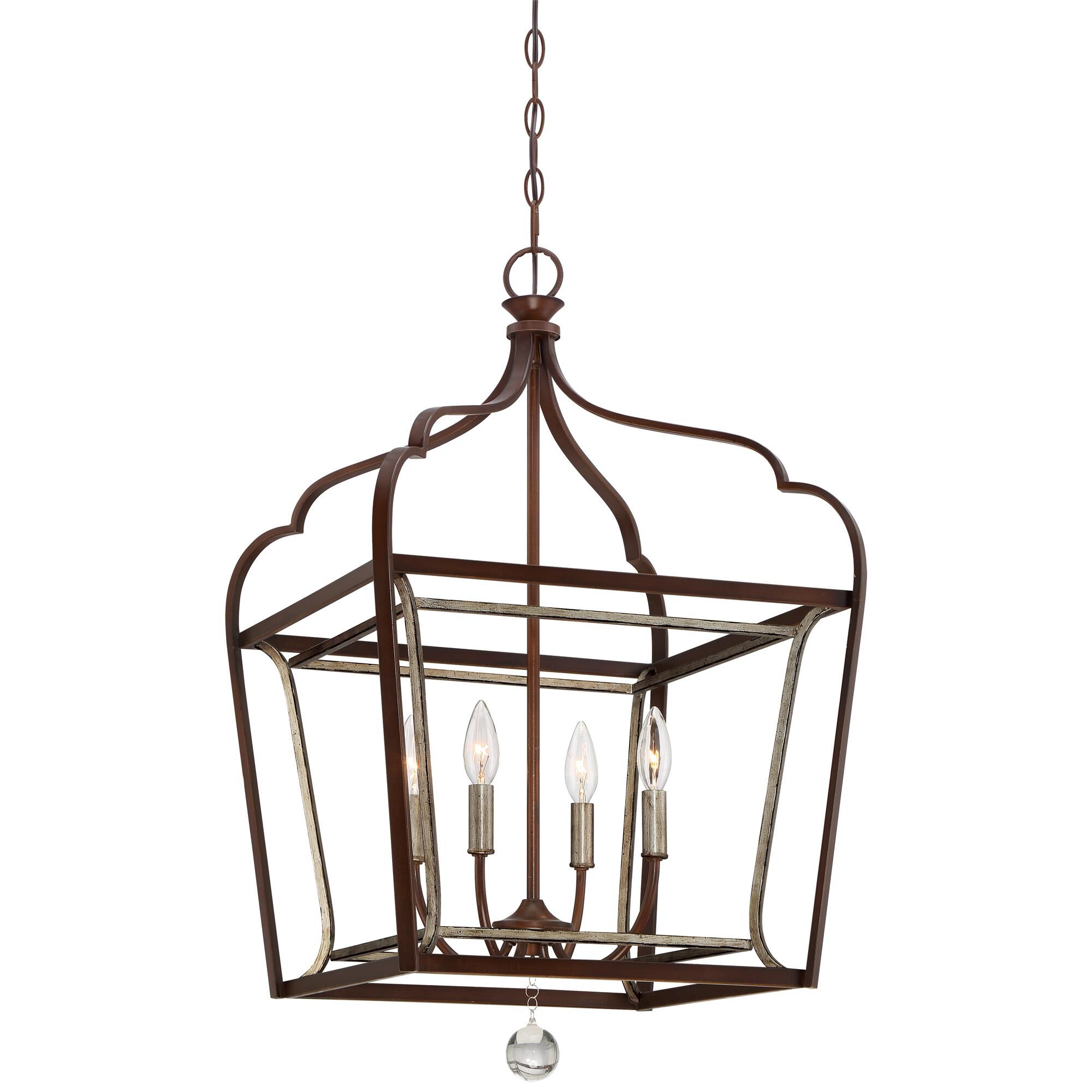 Shown in Dark Rubbed Sienna With Aged Silver finish