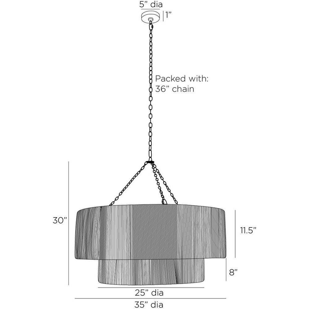 Creighton 35 Inch Chandelier by Arteriors Home