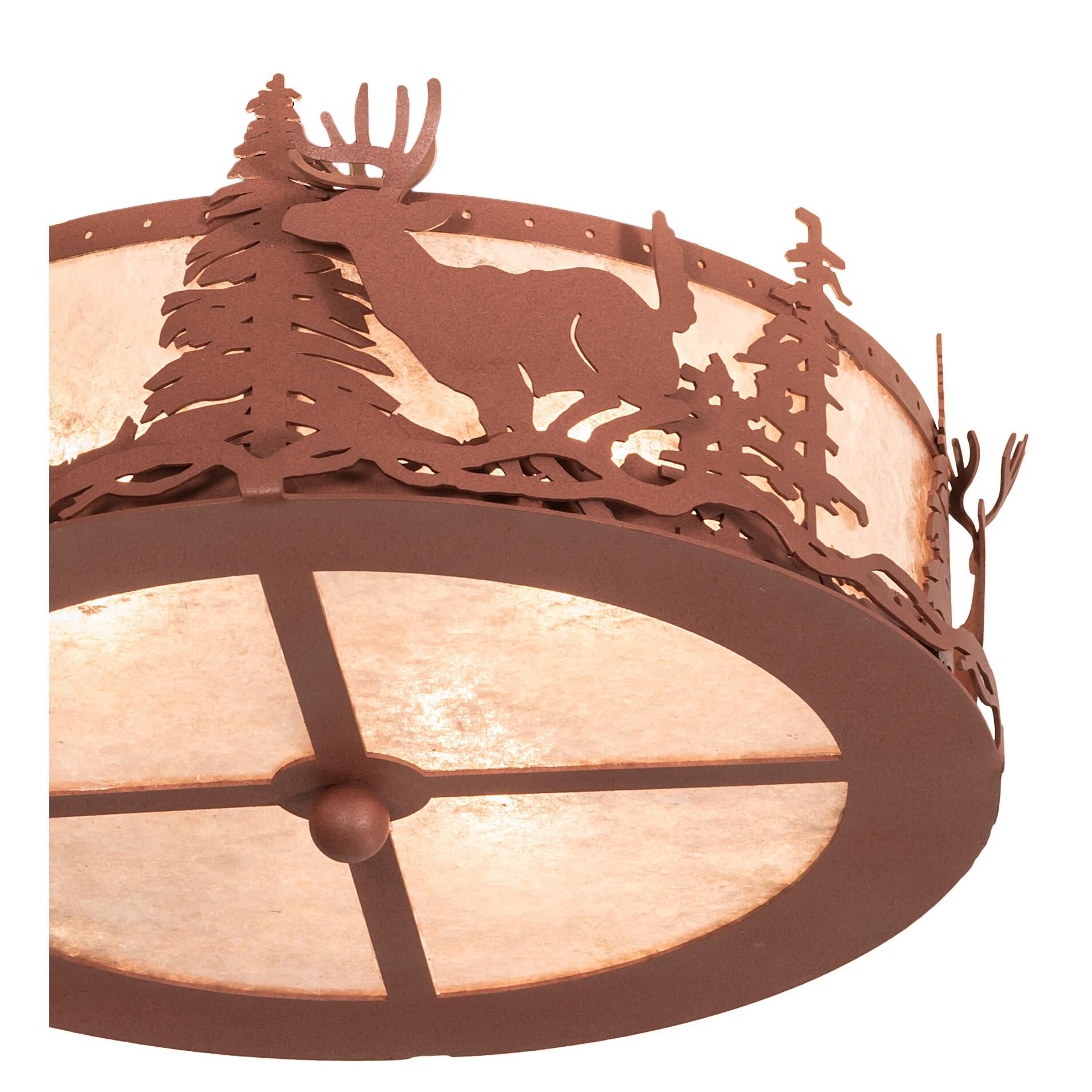 Deer At Dusk 3 Light LED Fan Light Kit by Meyda Lighting