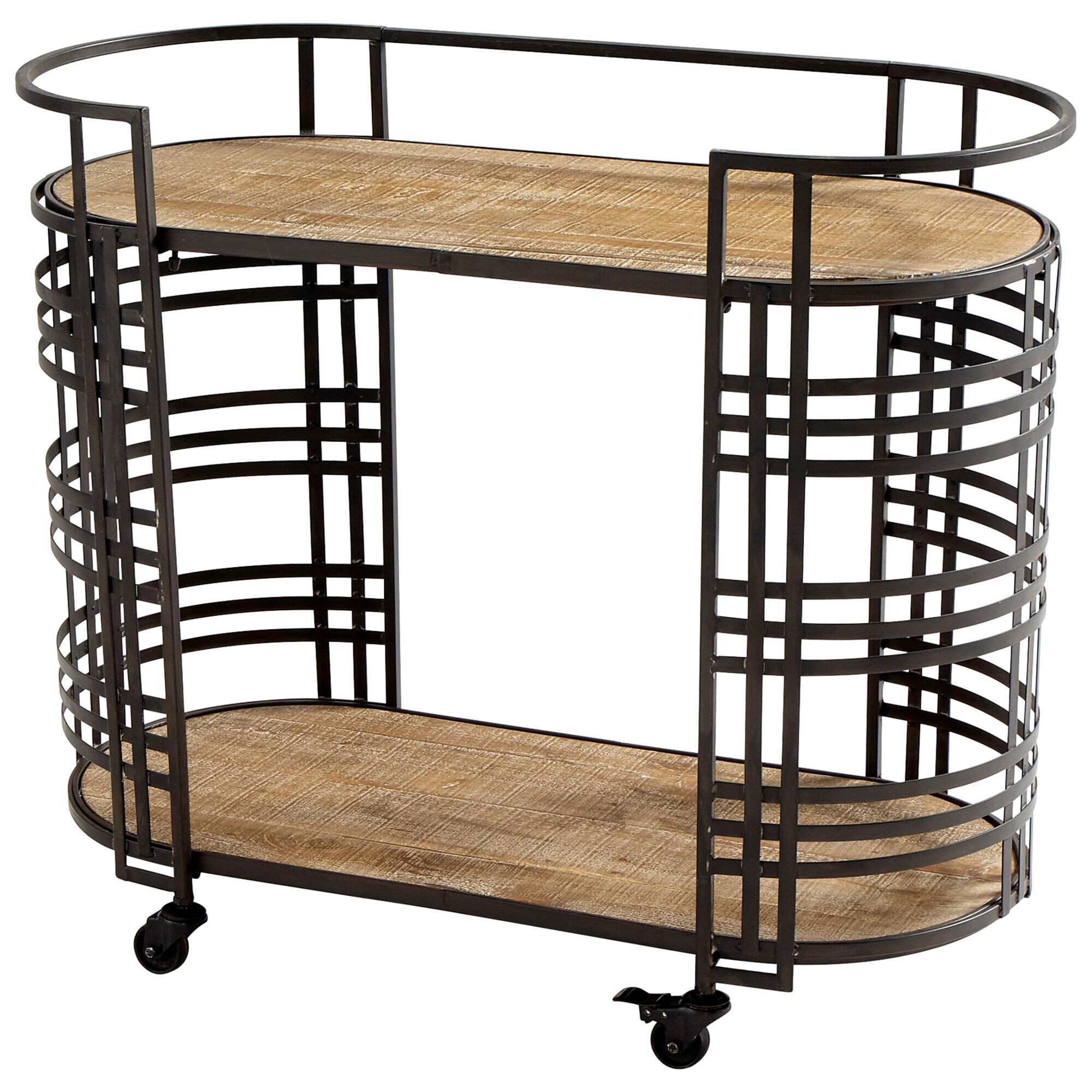 Banded About Bar Cart by Cyan Designs