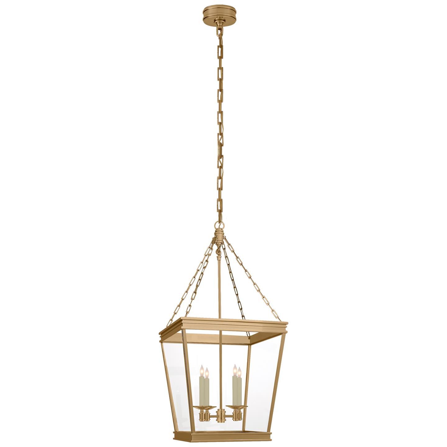 Shown in Antique- Burnished Brass finish and Clear glass