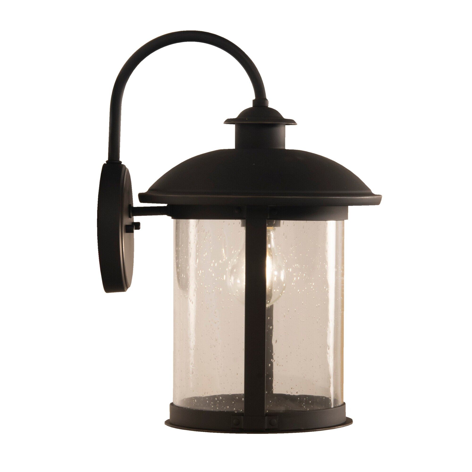 Shown in Dark Bronze Gilded finish and Cylinder glass