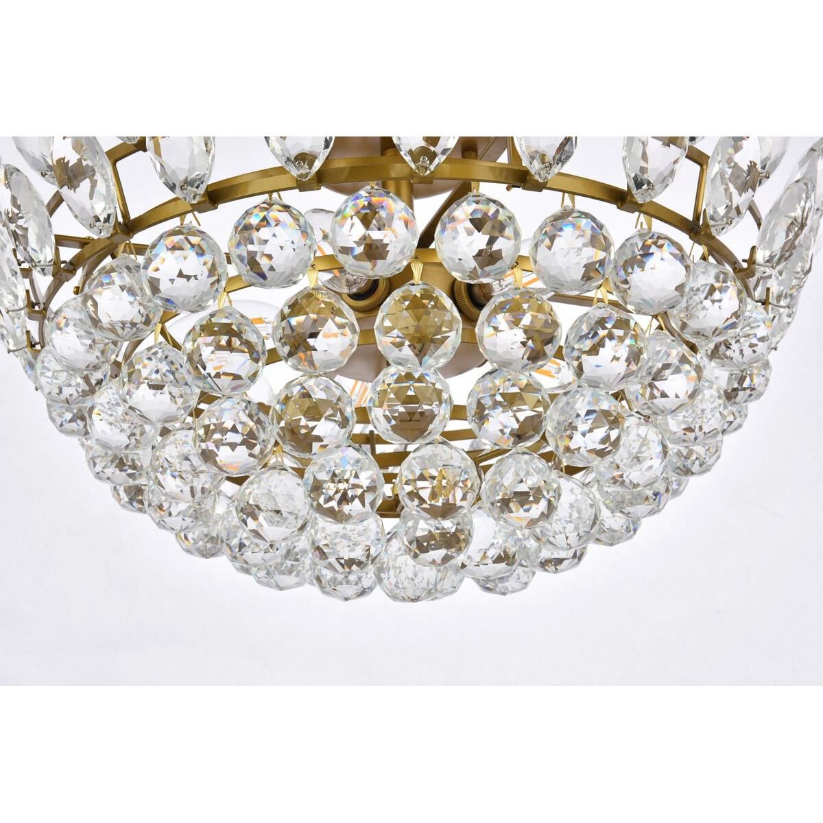 Emilia 20 Inch 5 Light Flush Mount by Elegant Lighting