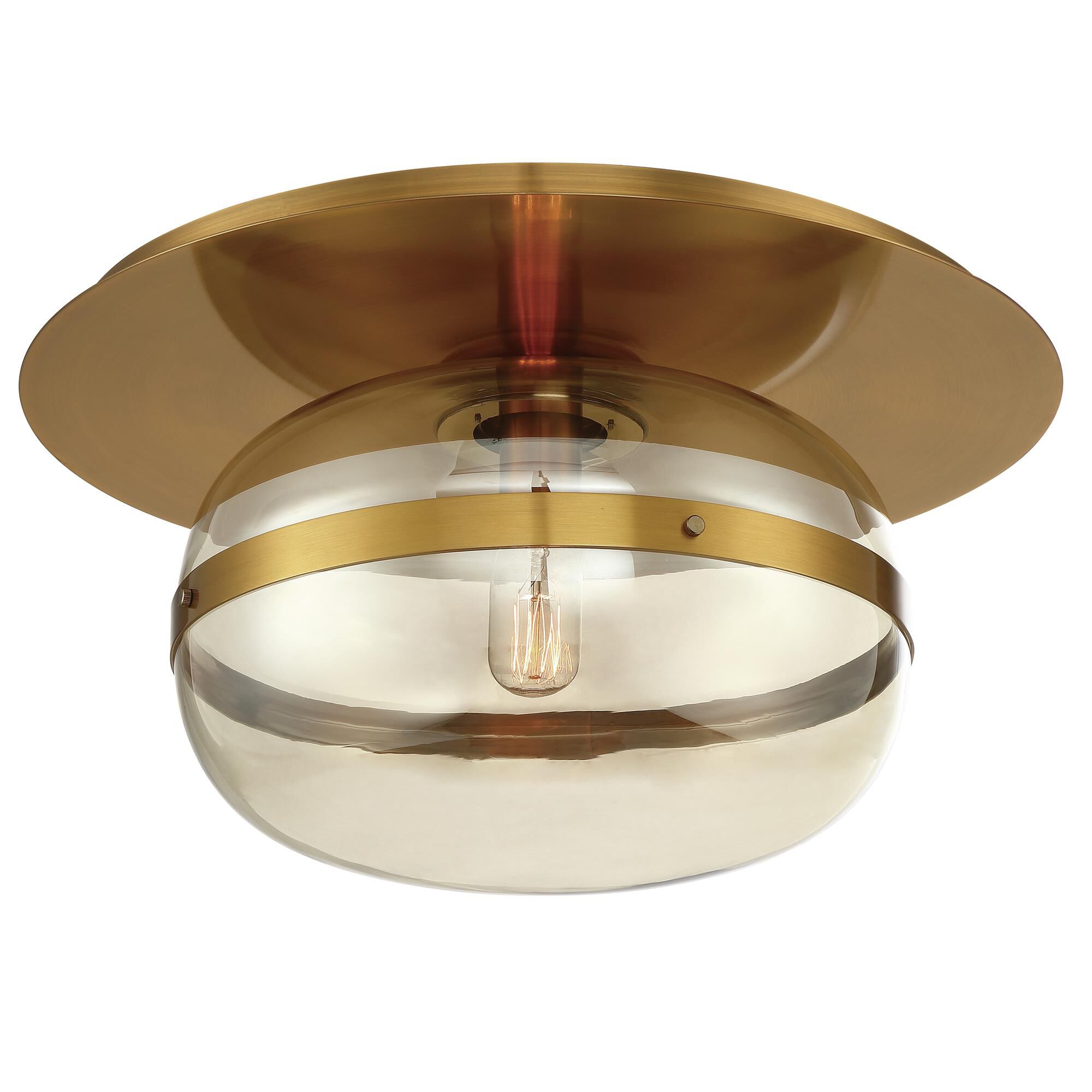 Nottingham 14 Inch Semi Flush Mount,