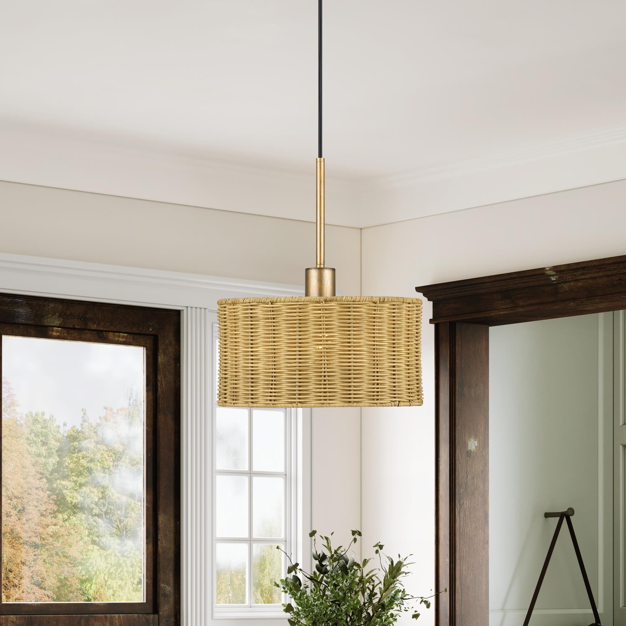 Weavington 12 Inch Mini Pendant by Livex Lighting