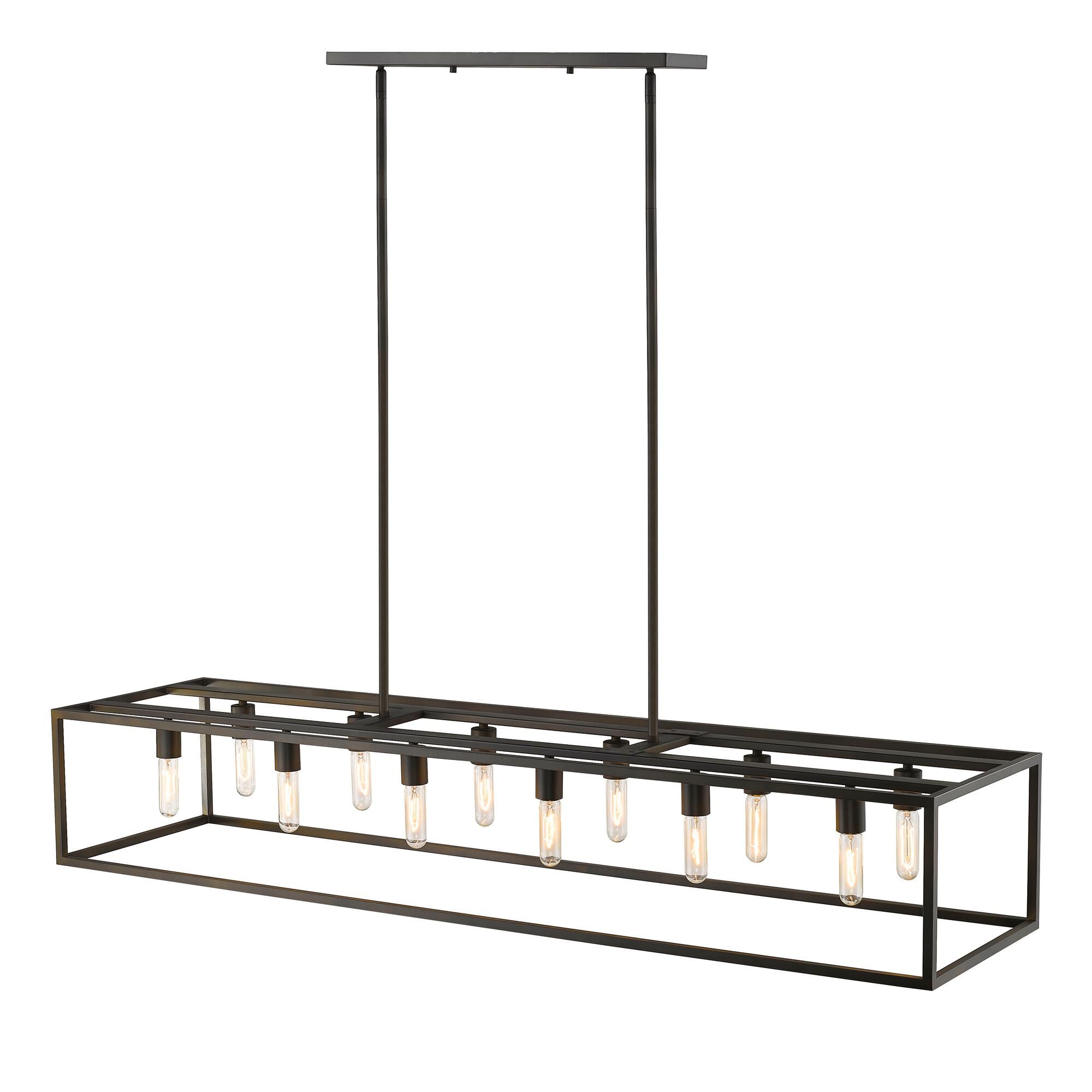 Shown in Oil-Rubbed Bronze finish and -- glass and -- shade