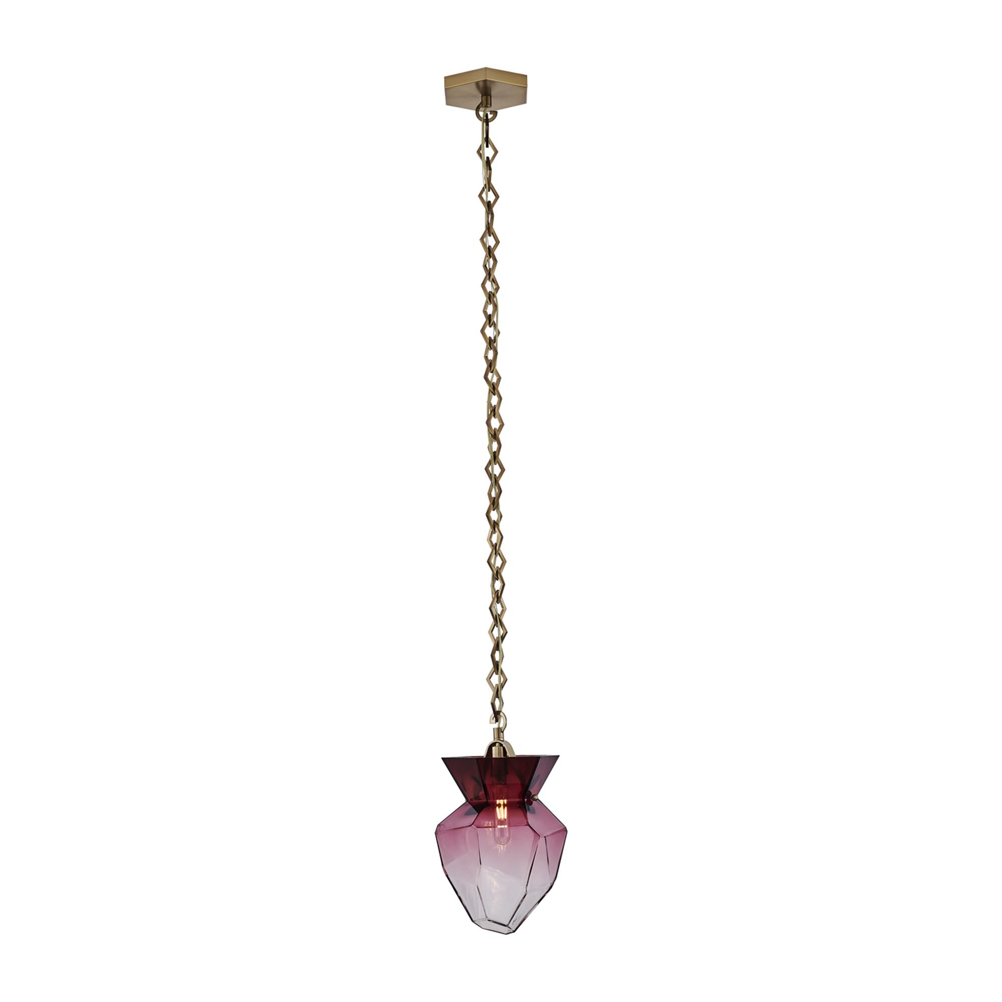 Bolsa 8 Inch Mini Pendant by Kalco Lighting