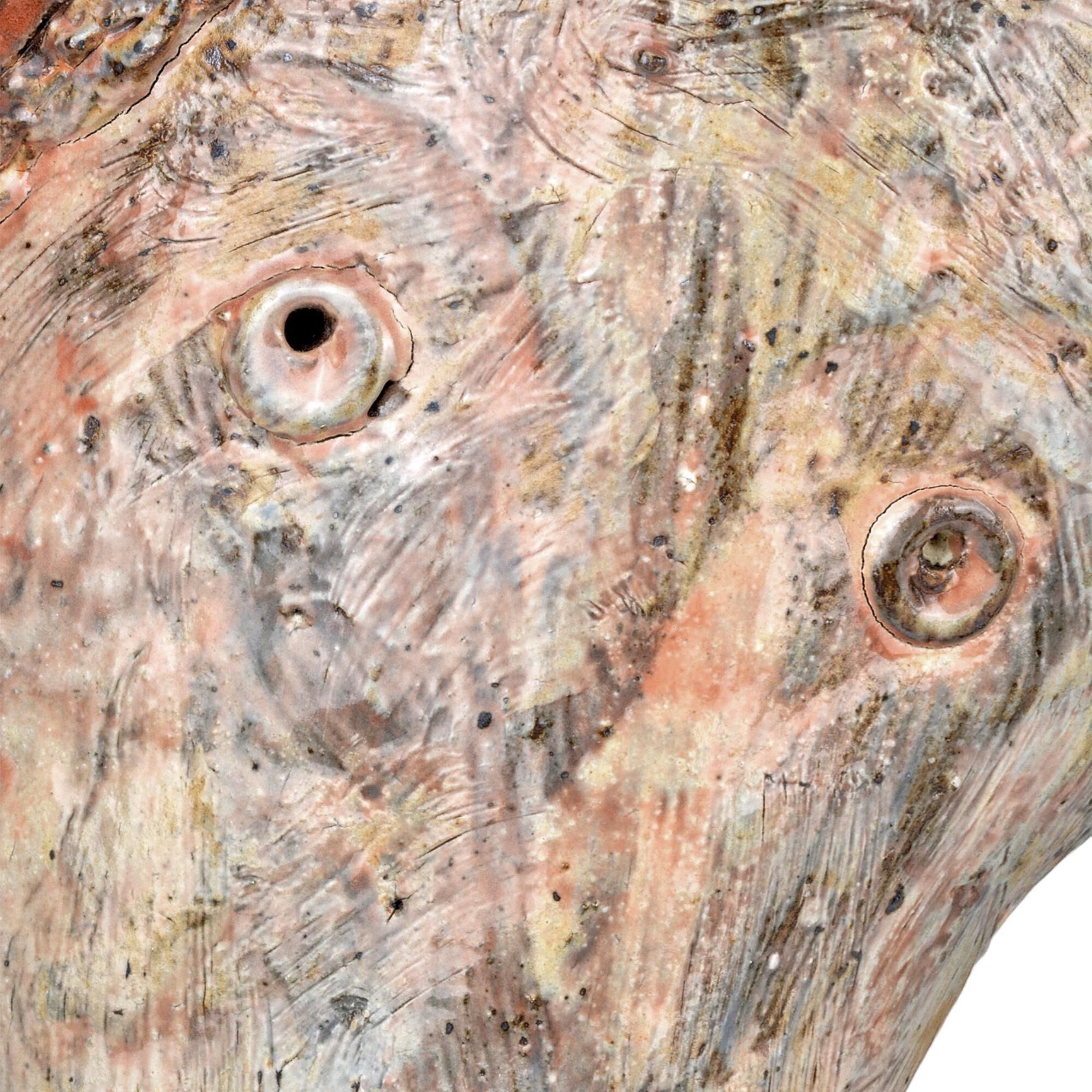 Glazed Maska Sculpture by Currey and Company