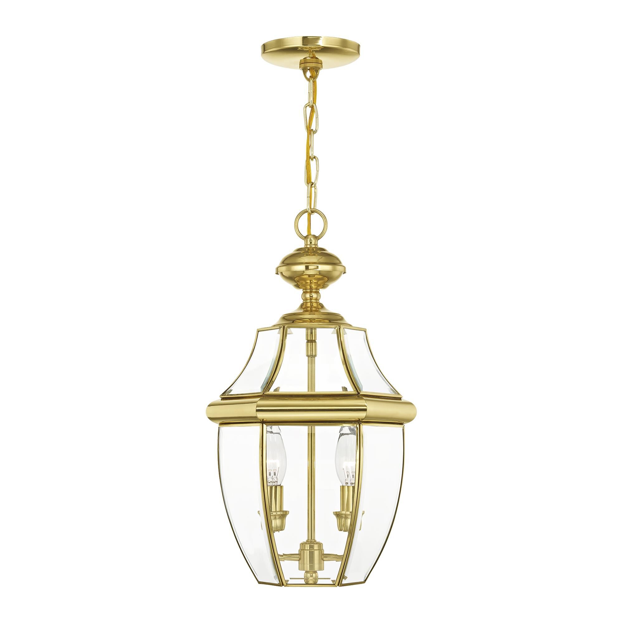 Monterey 19 Inch Tall 2 Light Outdoor Hanging Lantern by Livex Lighting