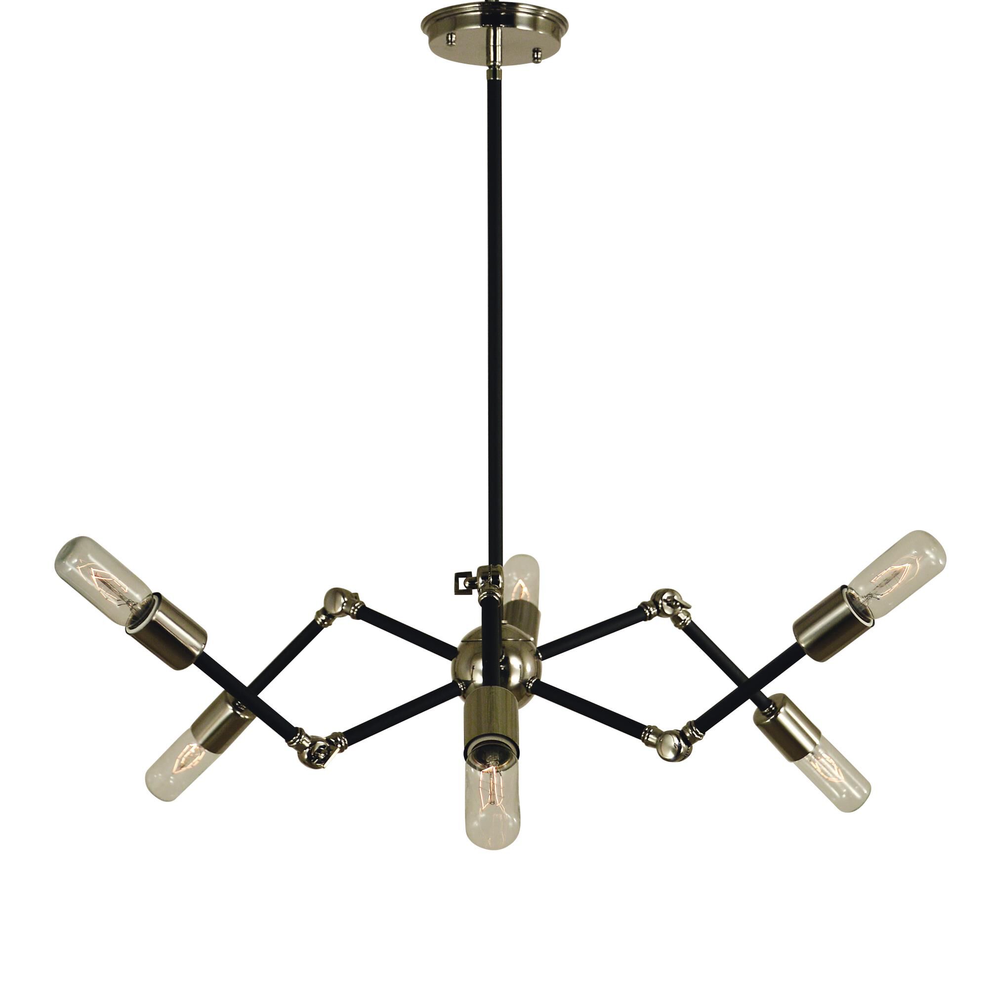 Felix 22 Inch 6 Light Mini Chandelier by Framburg