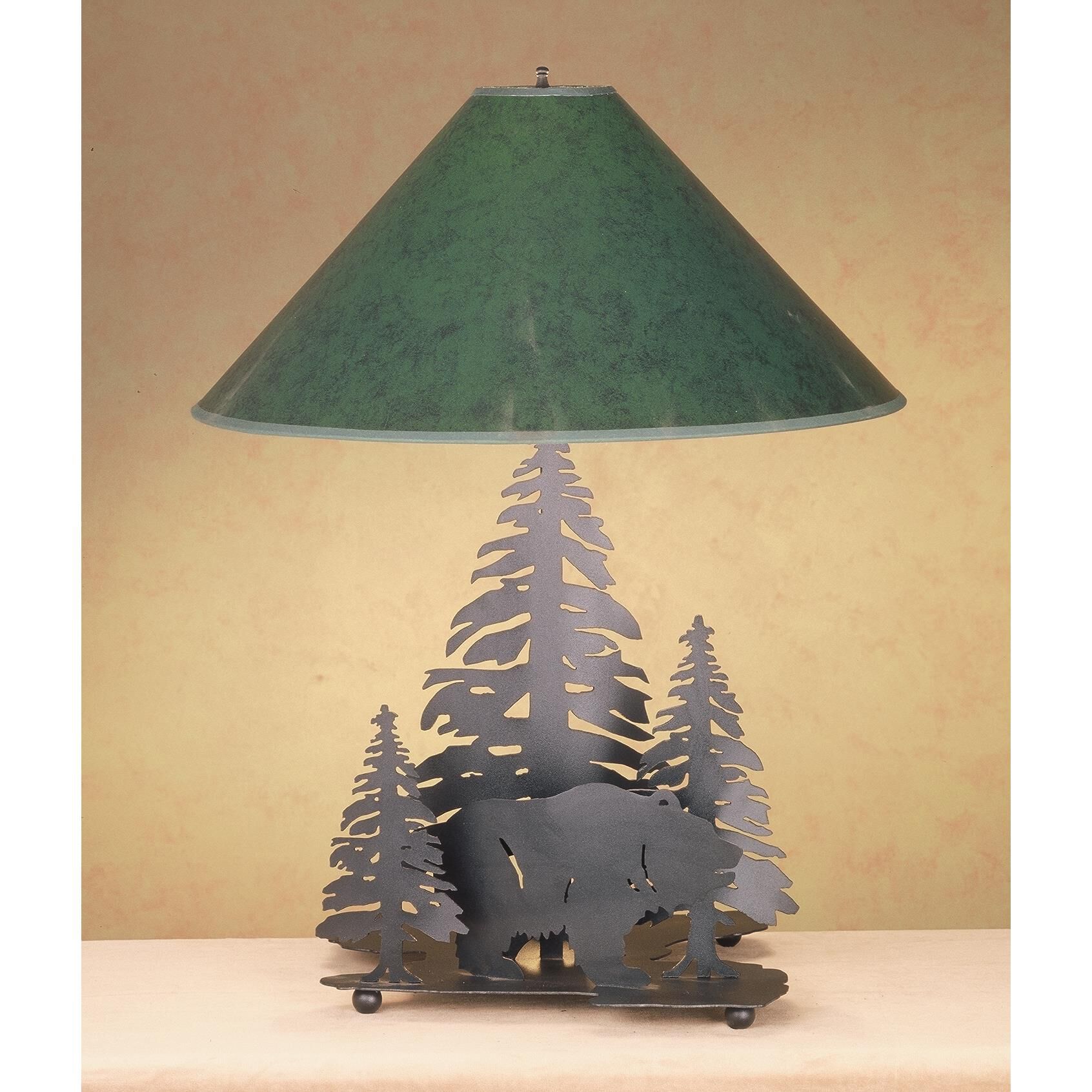 Grizzly Bear Through The Trees Table Lamp by Meyda Lighting