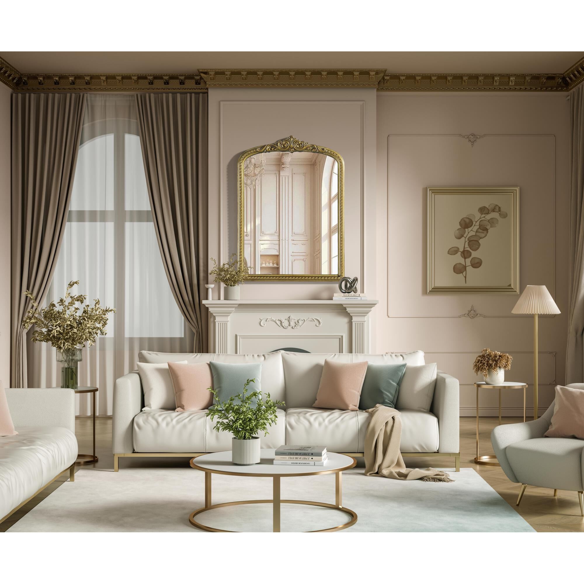 Shown in Antique Brass finish