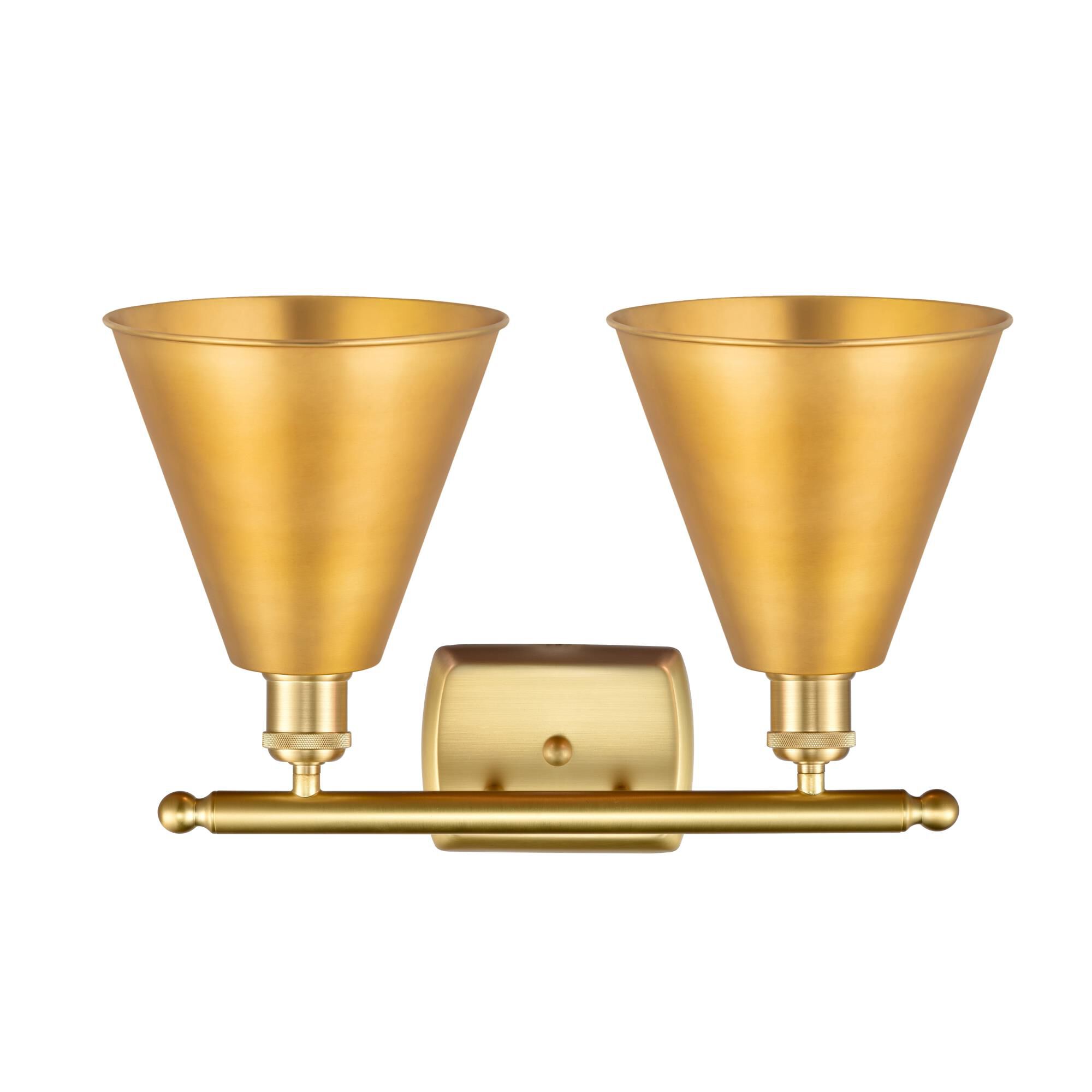 Bruno Marashlian Ballston Cone 18 Inch 2 Light Bath Vanity Light by Innovations Lighting