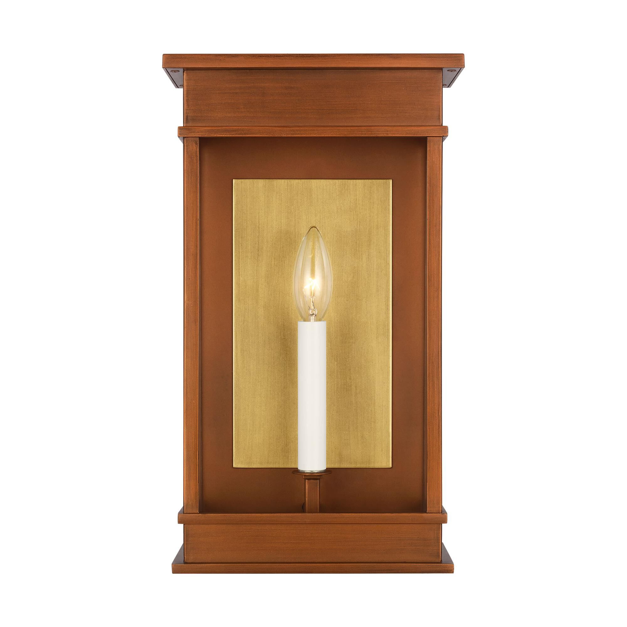 Shown in Natural Copper finish and Clear glass