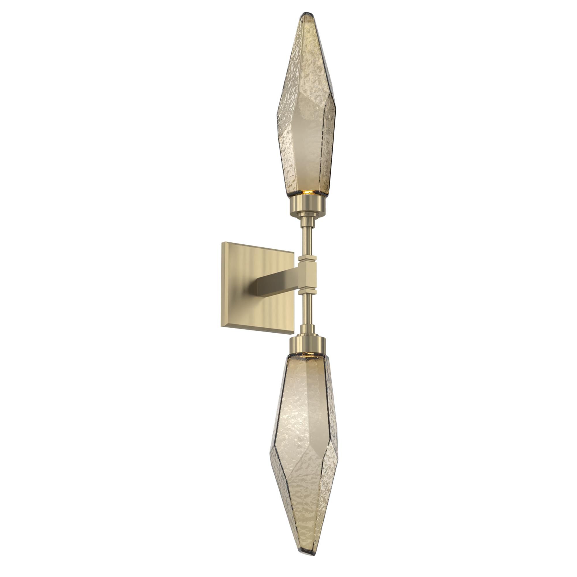 Rock Crystal 29 Inch LED Wall Sconce by Hammerton Studio