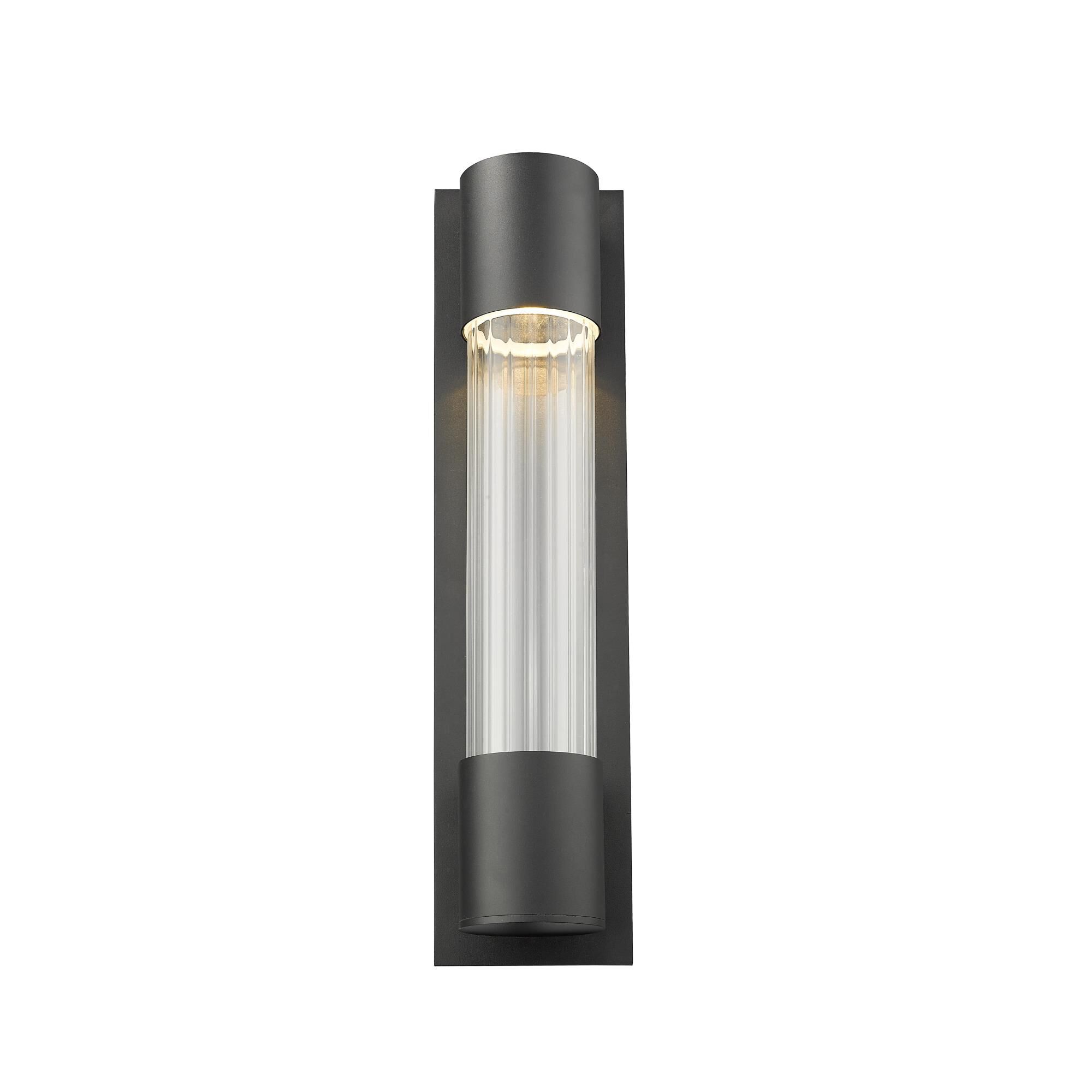 Z-Lite Striate 21 Inch Tall LED Outdoor Wall Light