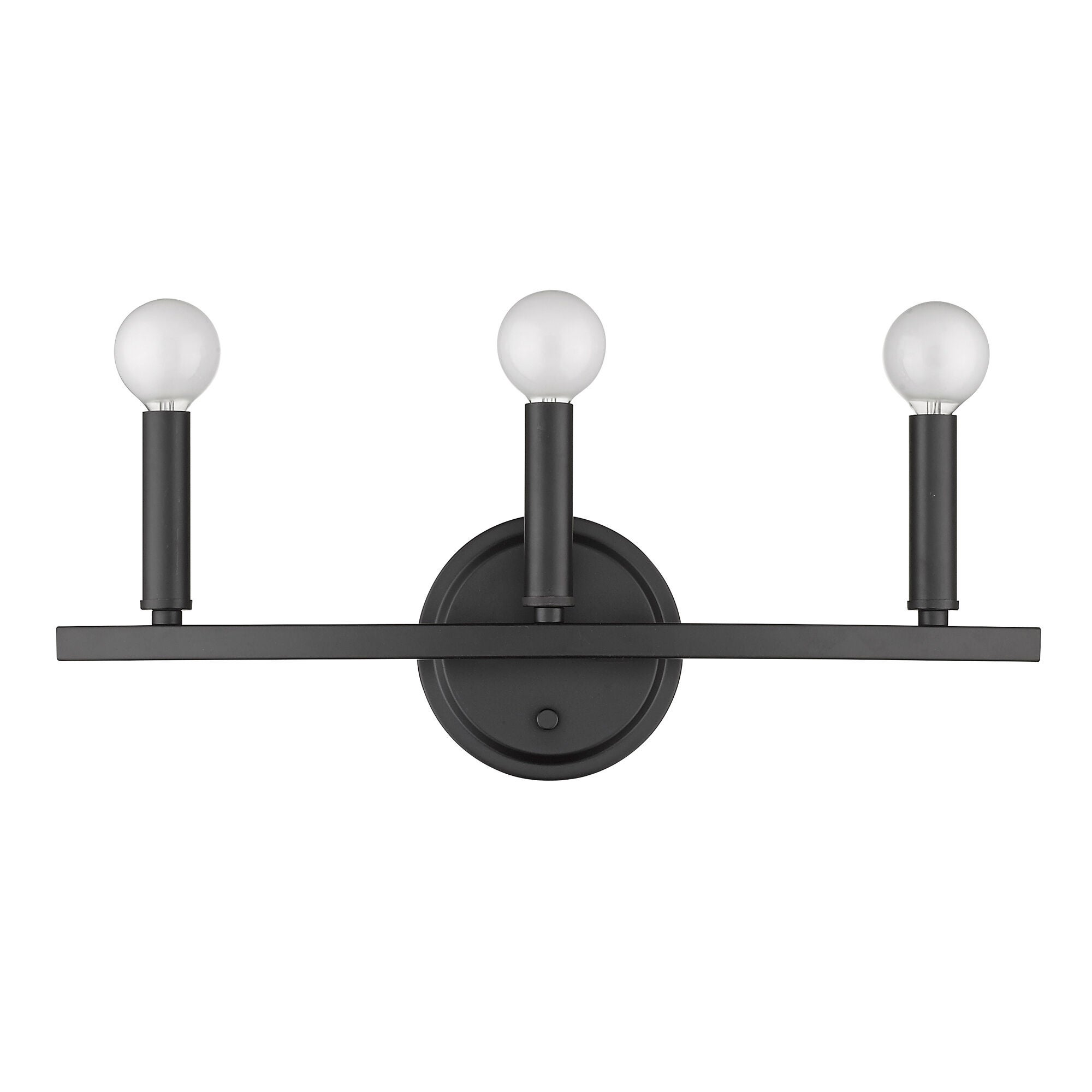 Shown in Matte Black finish and -- glass and -- shade