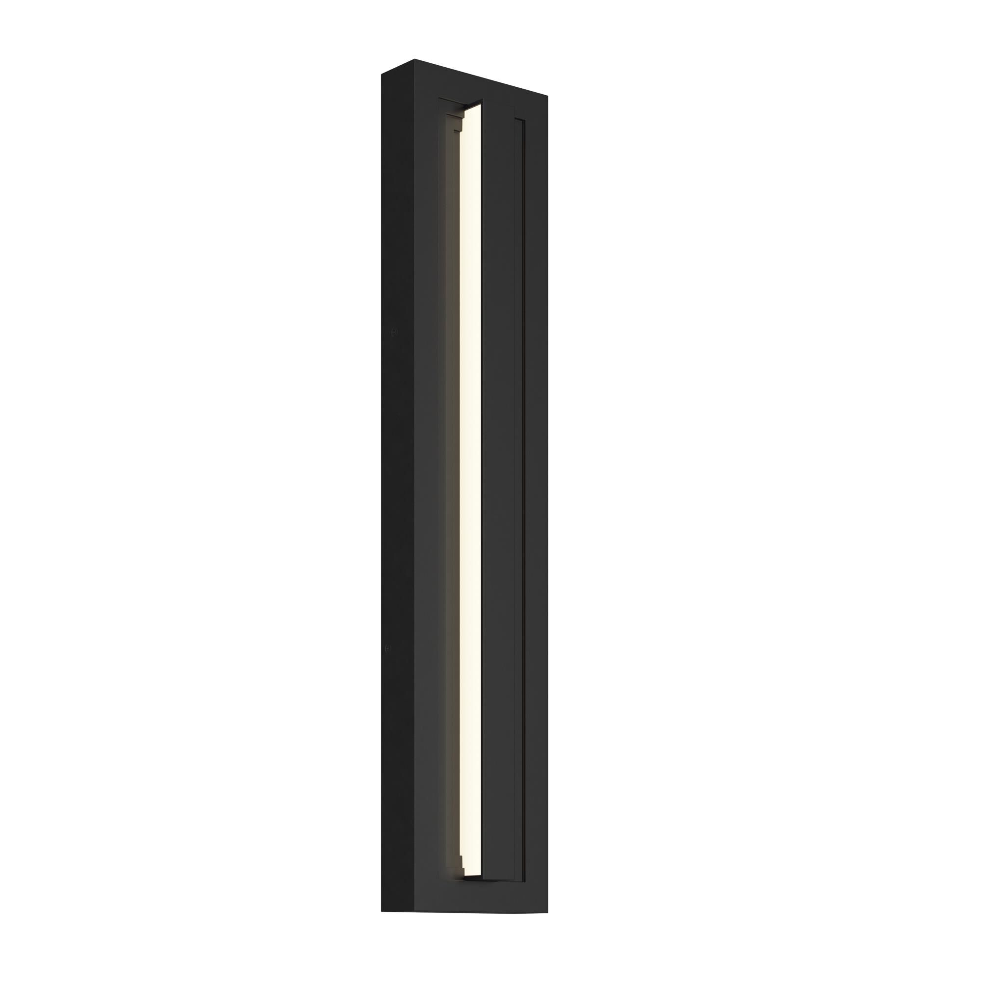 Shown in Black finish and Clear glass