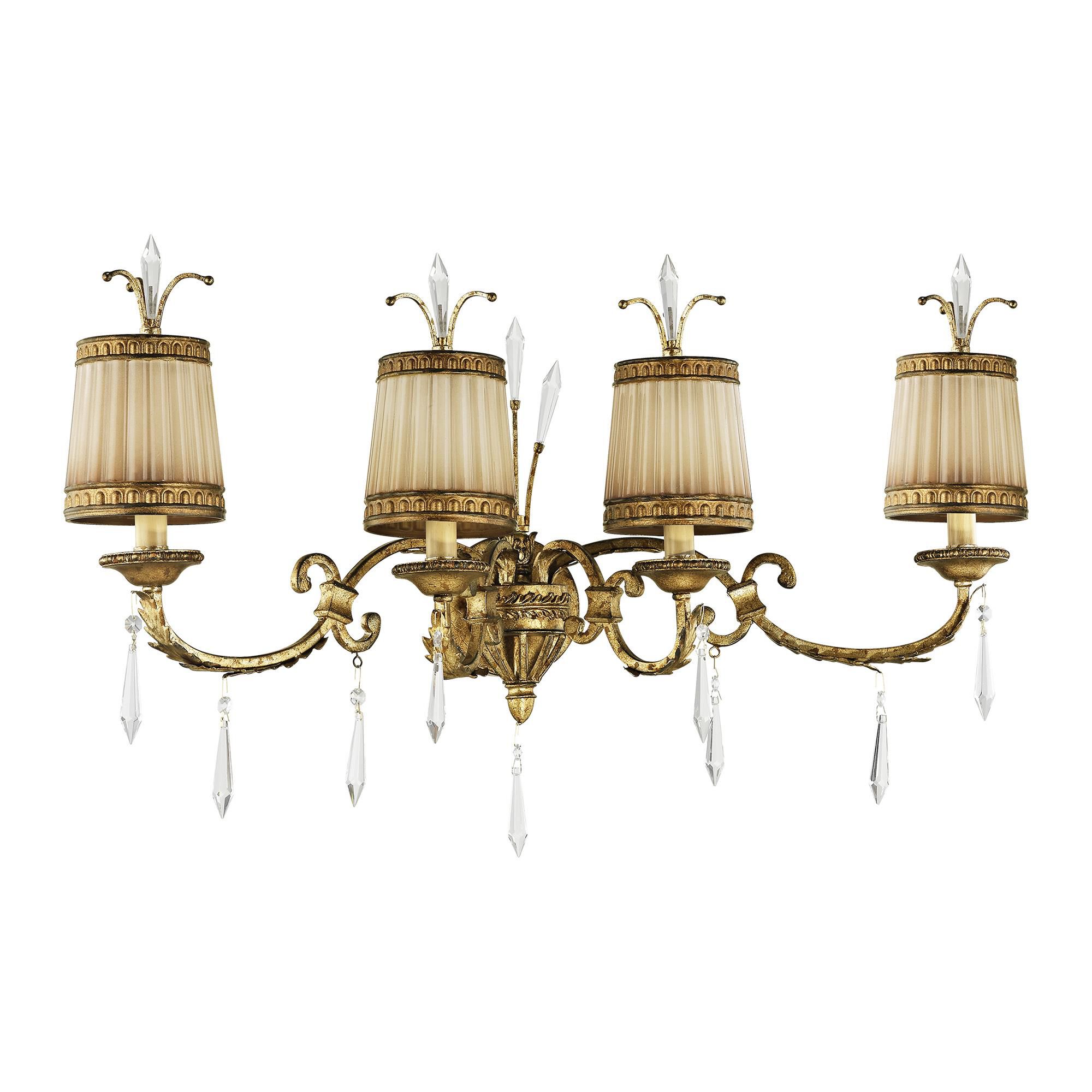 La Bella 34 Inch 4 Light Bath Vanity Light by Livex Lighting