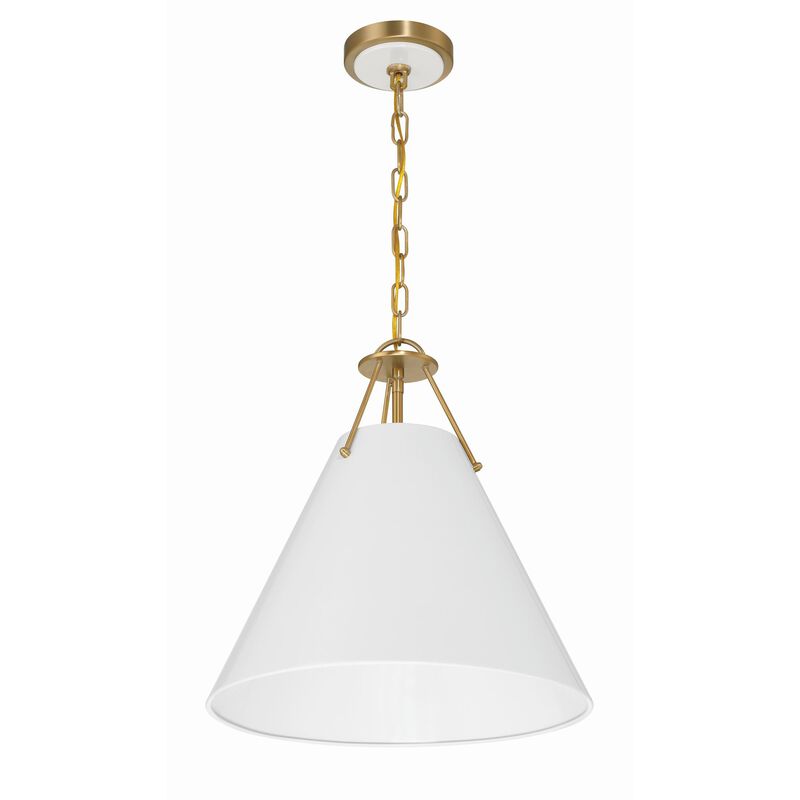 Xavier Small Pendant Light by Crystorama