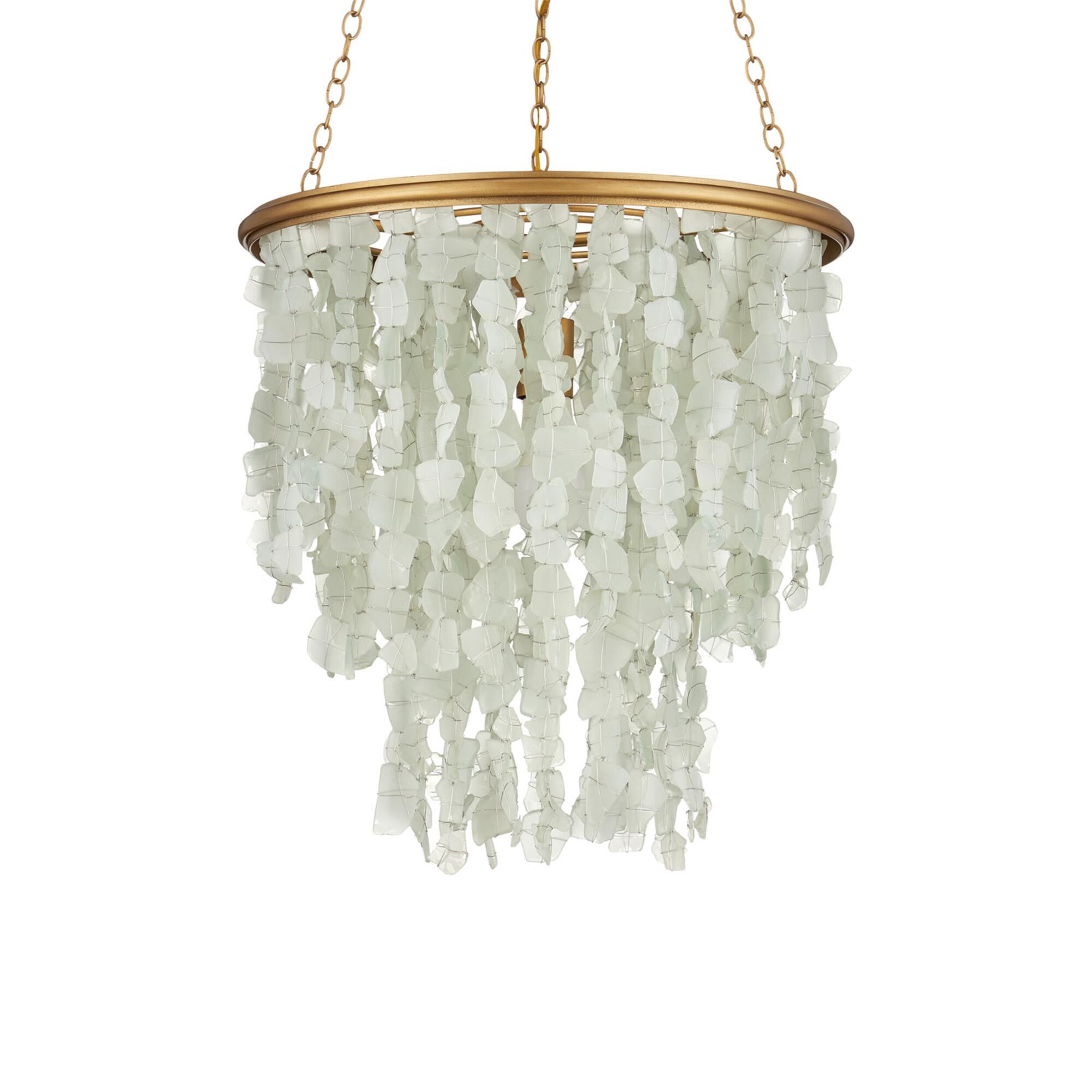 Verre de Mer 19 Inch Mini Chandelier,