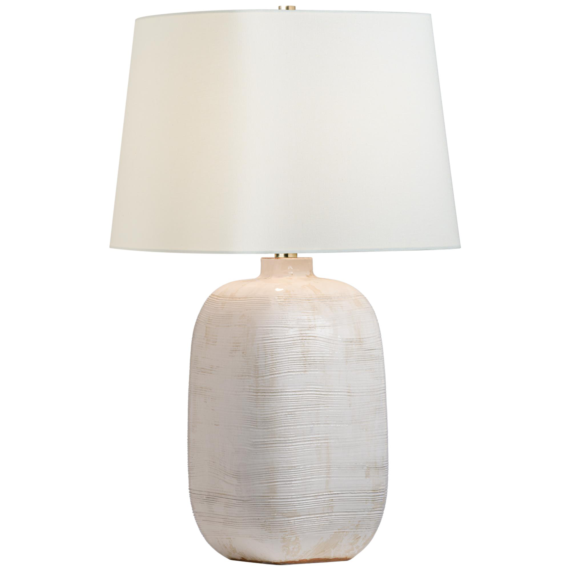 Shown in Glossy White Crackle finish