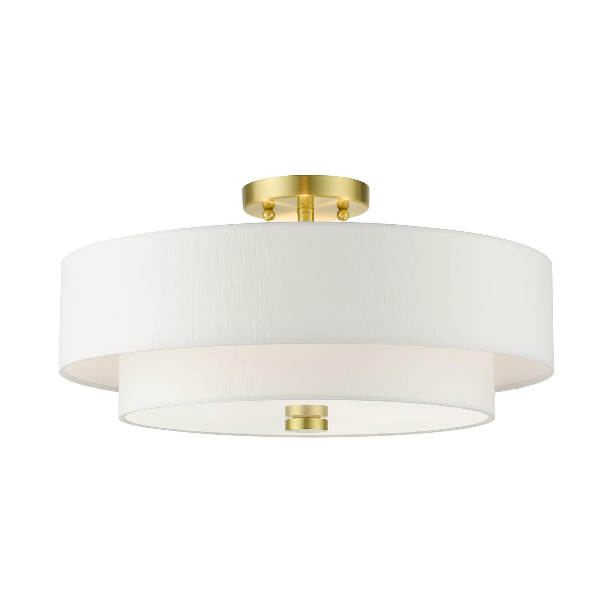 Meridian Semi Flush Mount by Livex Lighting