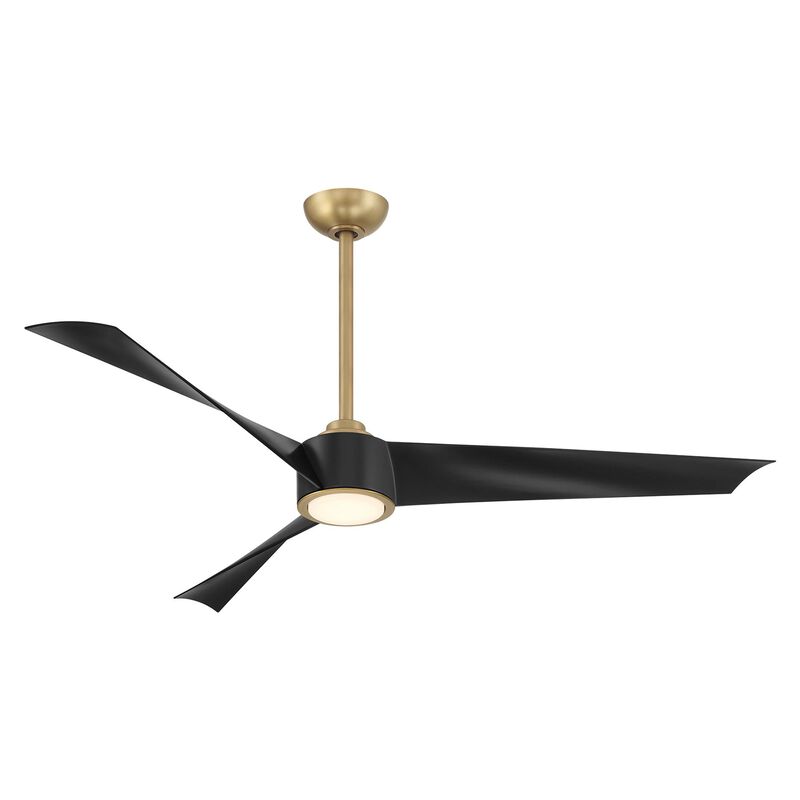 Pike 56 Inch Ceiling Fan with Light Kit by Minka Aire