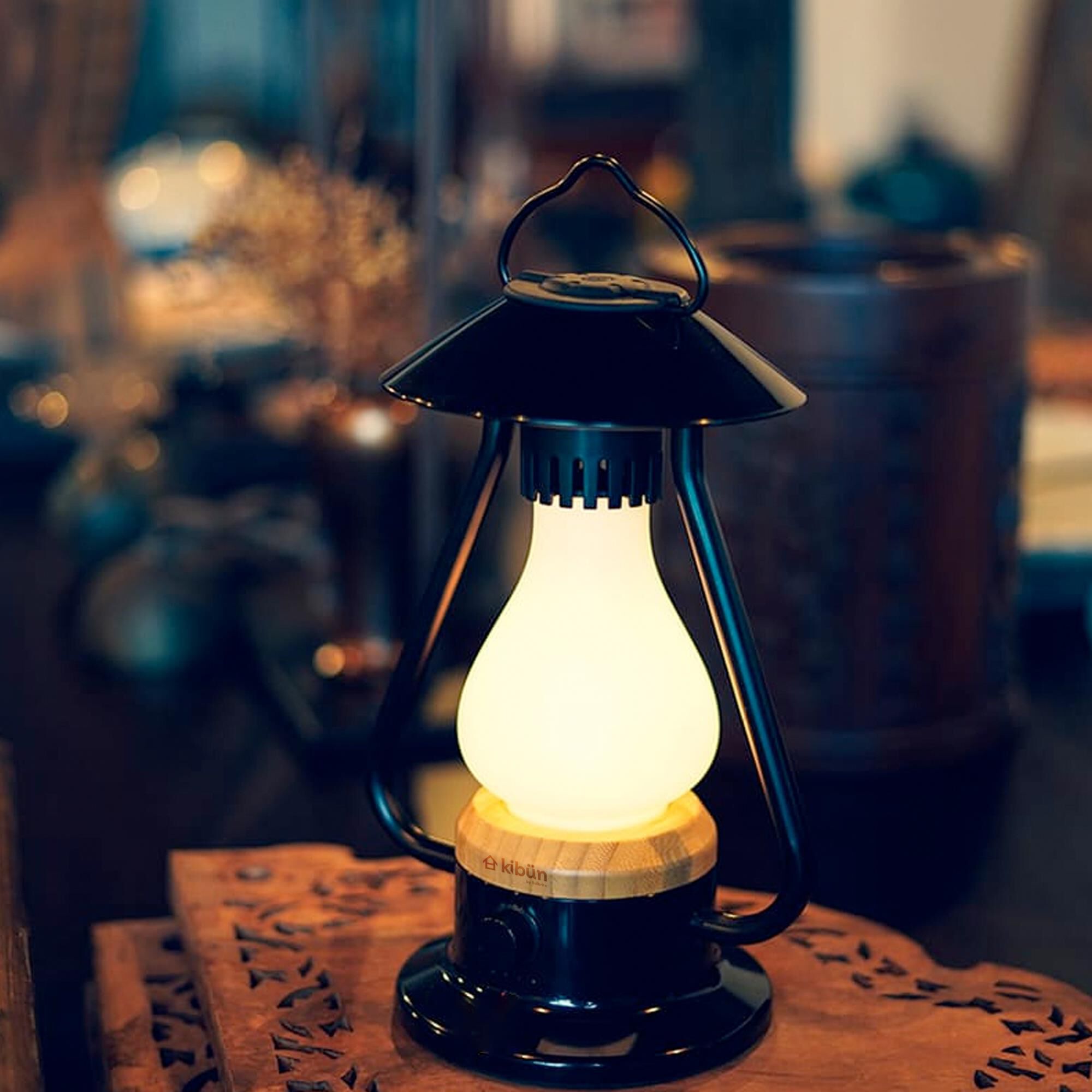 Kibun Bonfire 11 Inch Outdoor Table Lamp by Bulbrite