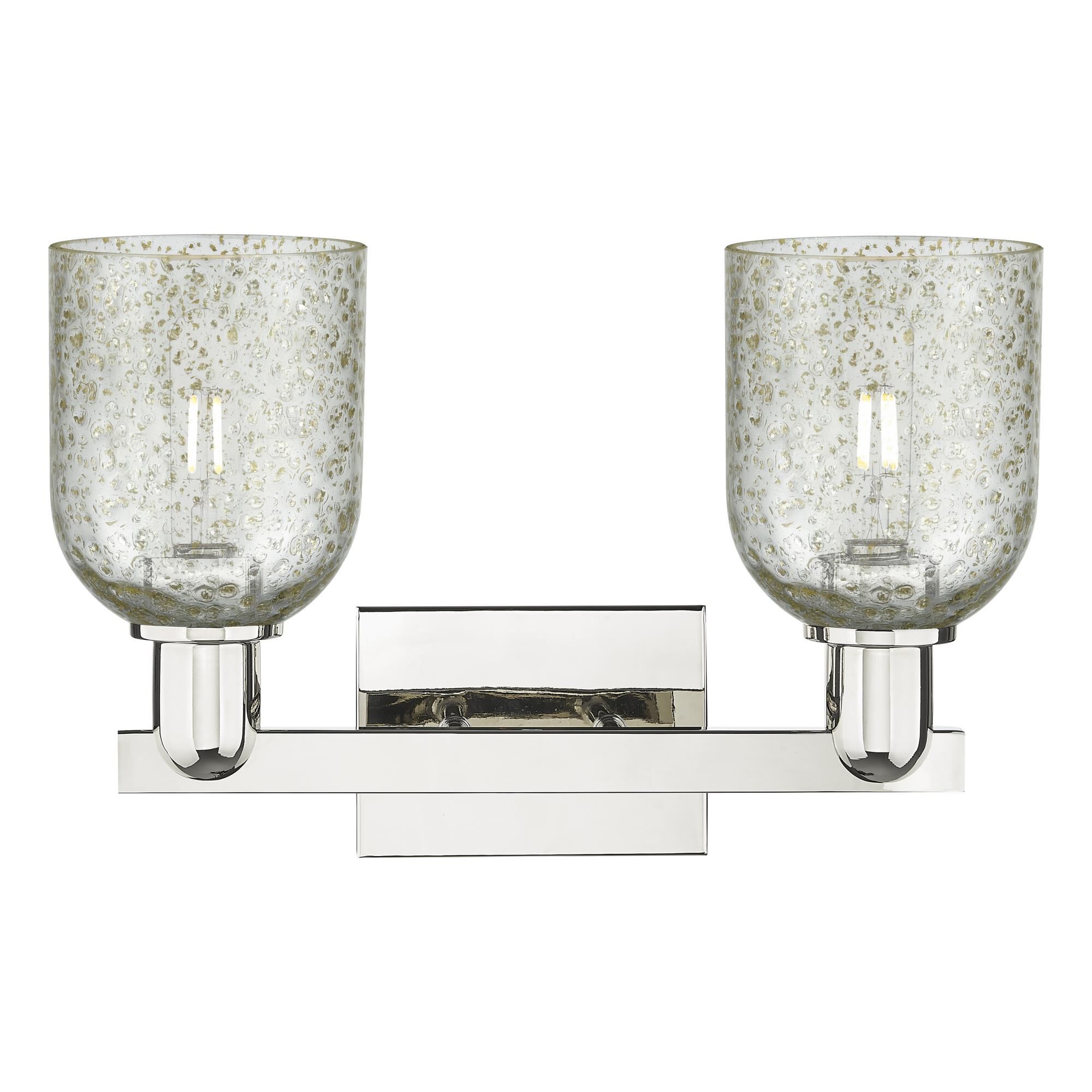 Shown in Polished Nickel finish and Mica glass