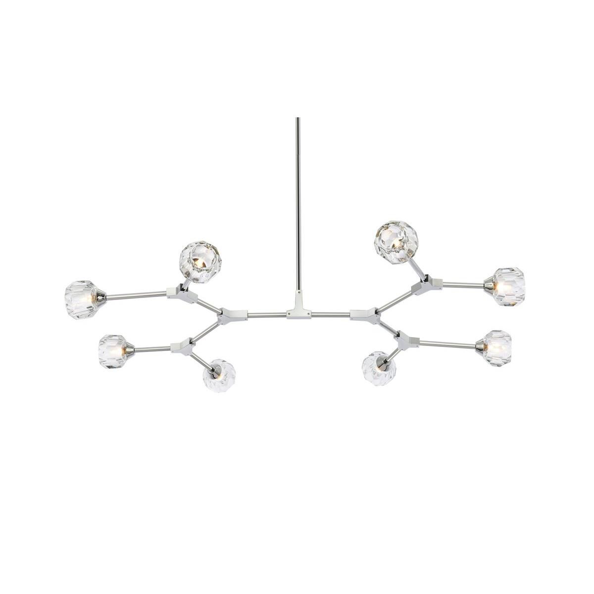 Zayne 45 Inch LED Large Pendant by Elegant Lighting