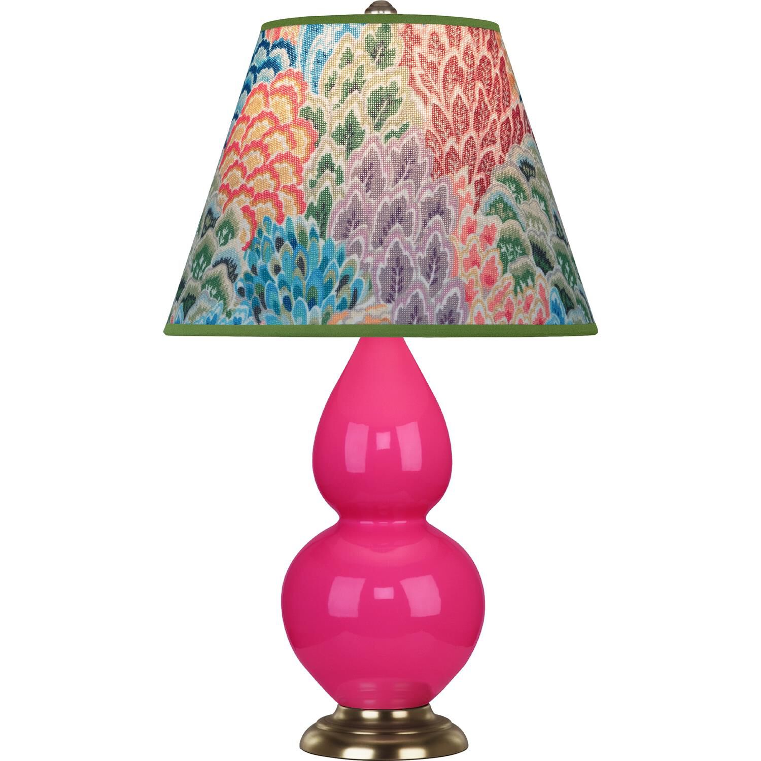 Small Double Gourd 23 Inch Table Lamp by Robert Abbey