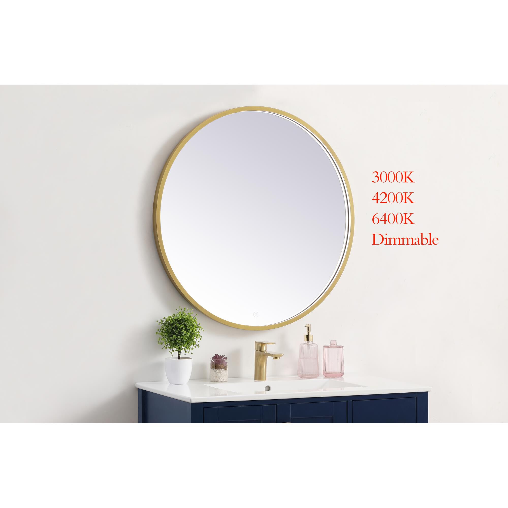 Pier LED Lighted Mirror by Elegant Decor