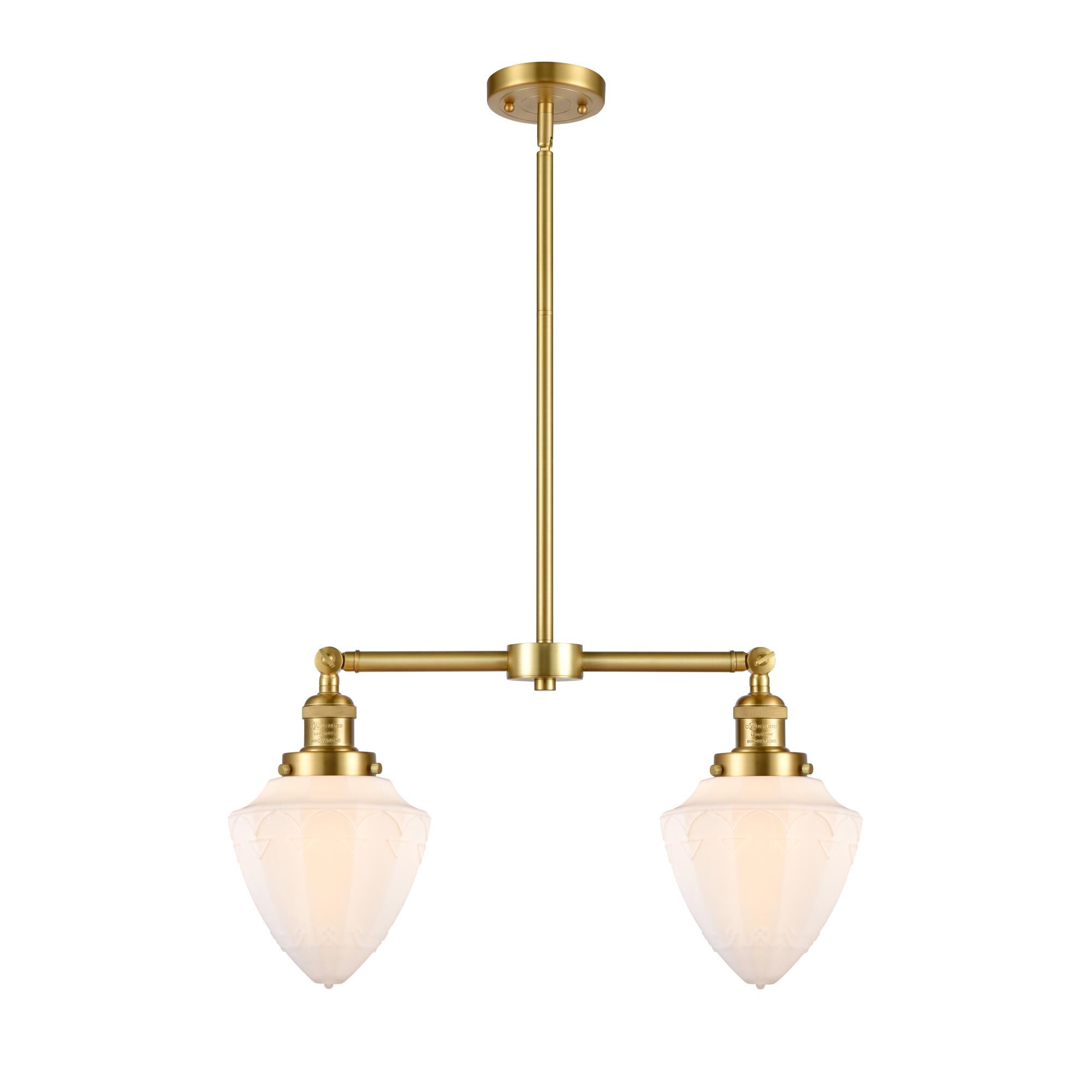 Bruno Marashlian Bullet 24 Inch 2 Light Linear Suspension Light by Innovations Lighting