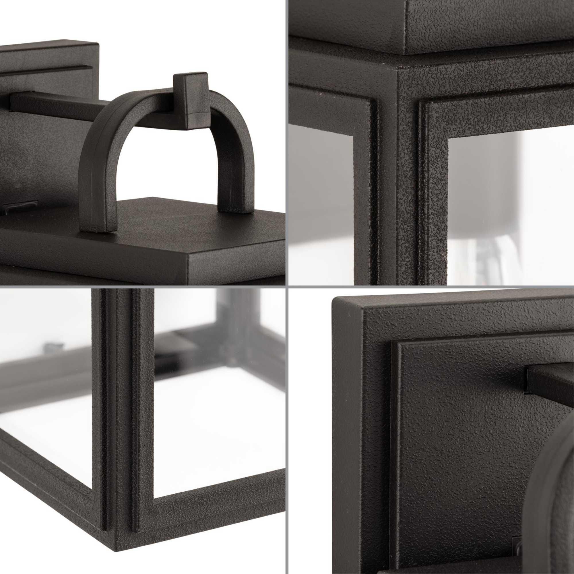 Shown in Antique Bronze finish and Clear glass