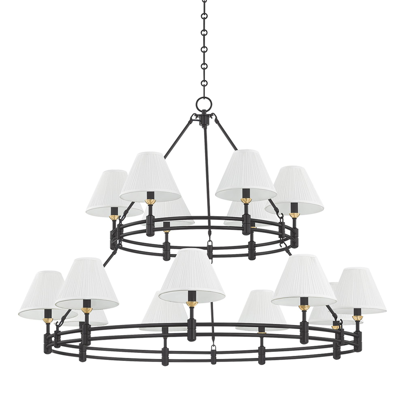 Mark D. Sikes Howard 36 Inch Chandelier by Hudson Valley Lighting
