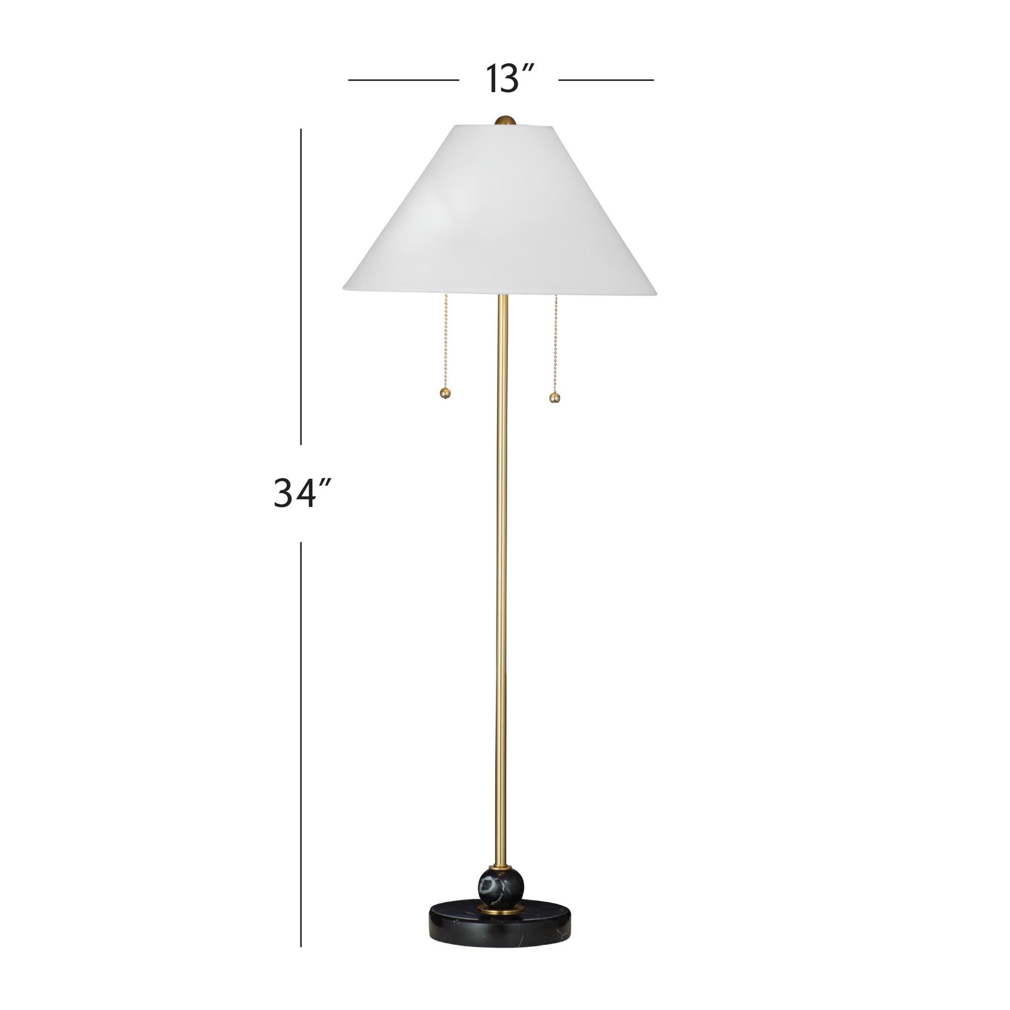 Winfield 34 Inch Table Lamp by Bassett Mirror Company